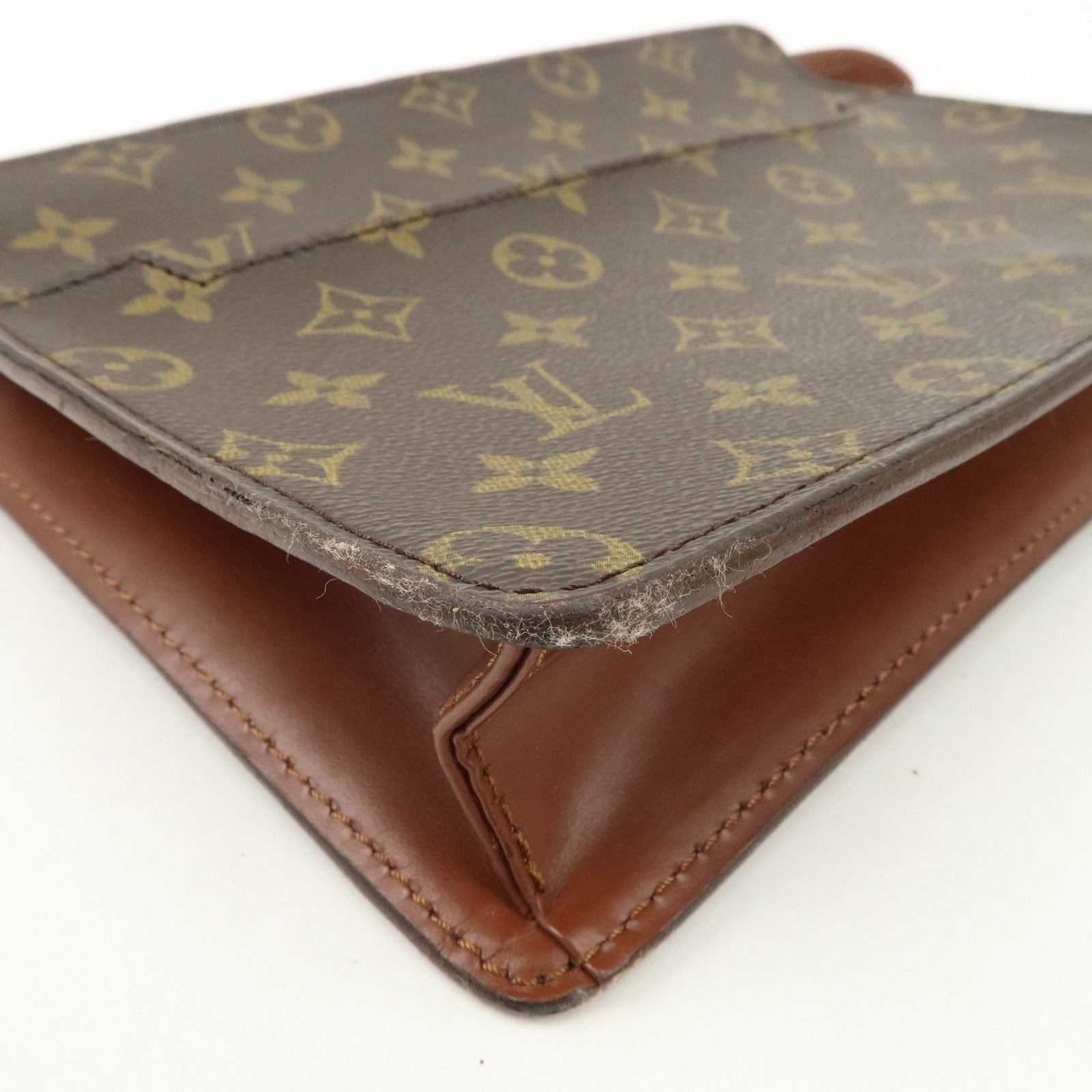 Louis Vuitton Monogram Epi Taiga Set of 3 Canvas Leather Clutch Bag Used