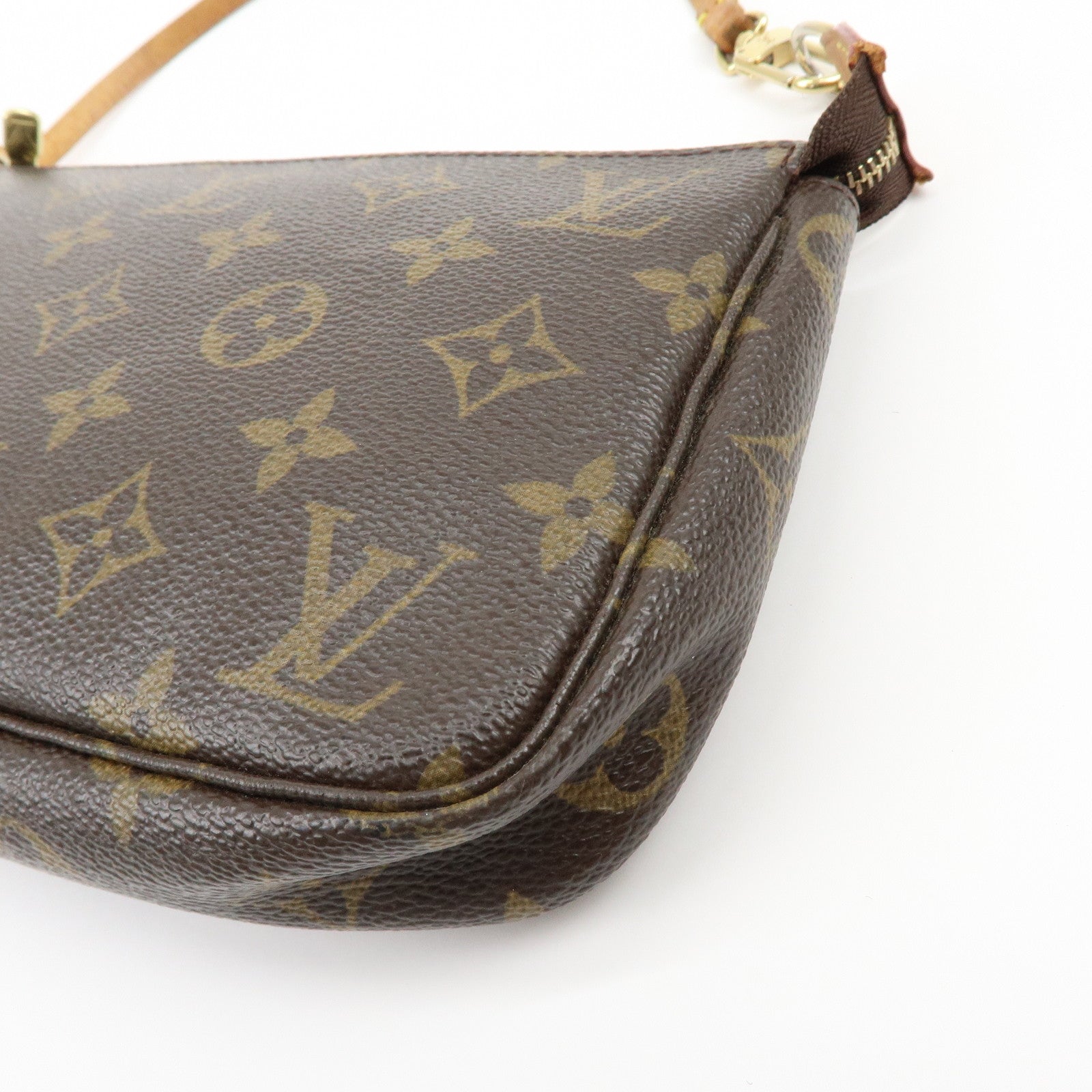 Louis Vuitton Monogram Pochette Accessoires Pouch Hand Bag M51980
