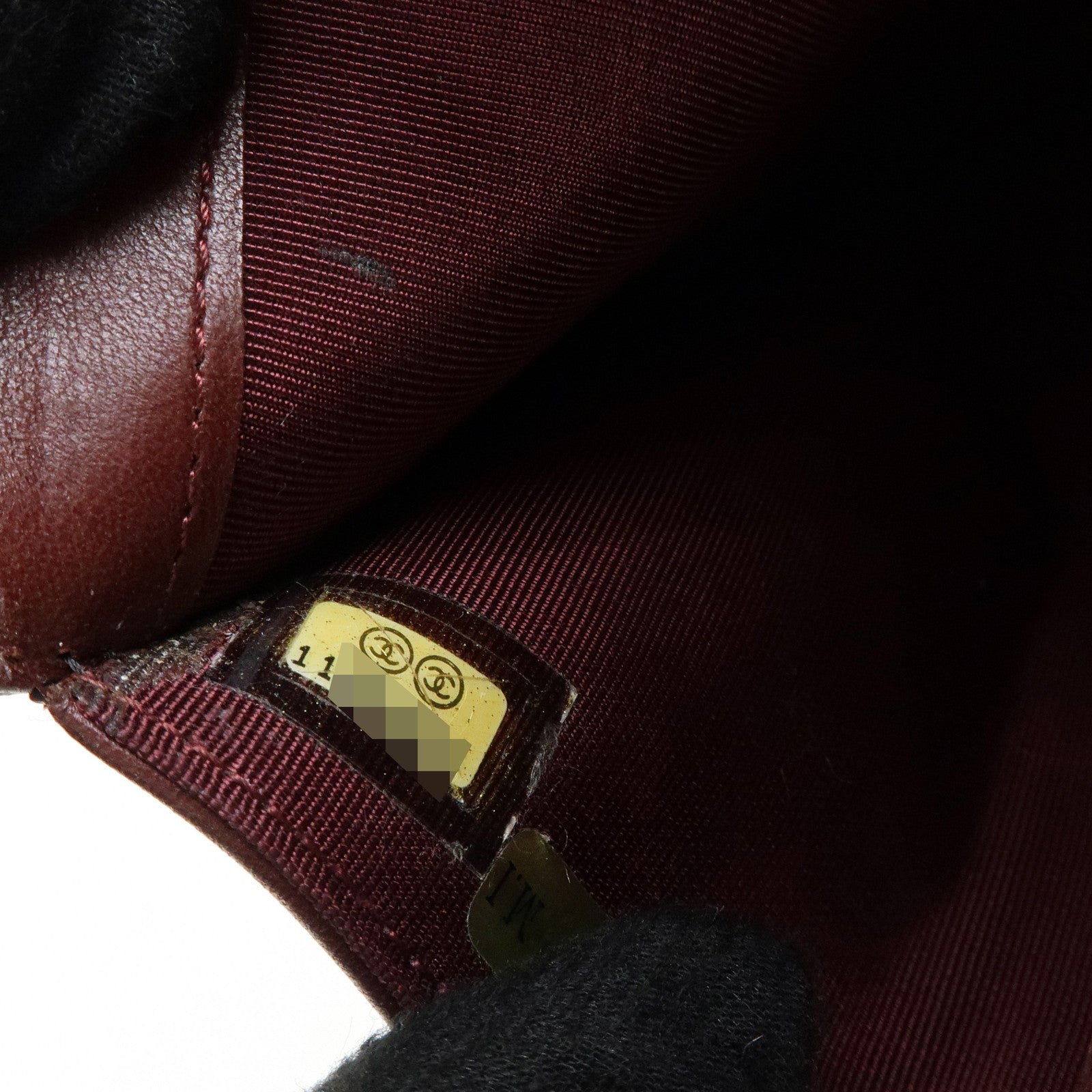 CHANEL Matelasse Lamb Skin Long Flap Wallet Black Silver A82281