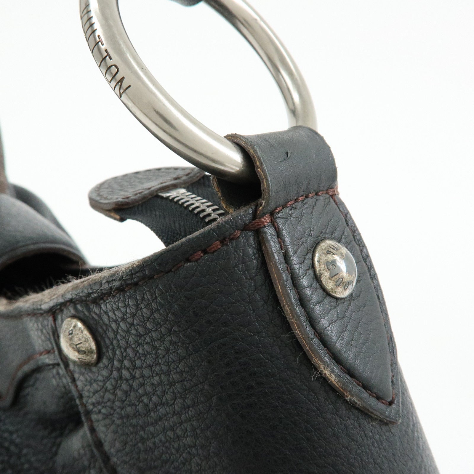 Louis Vuitton Monogram Mahina Solar PM Shoulder Bag Noir M93127