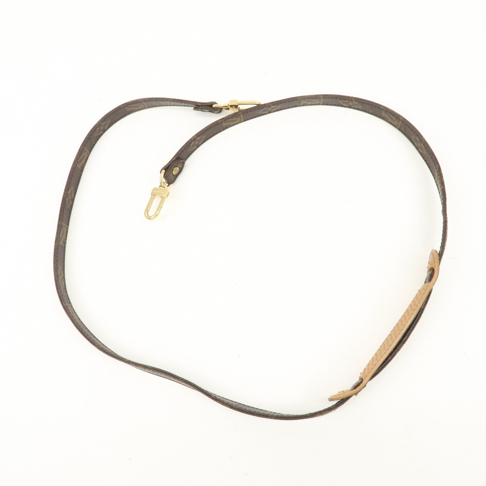 Louis Vuitton Monogram Canvas Shoulder Strap 120cm Brown J75010 Used