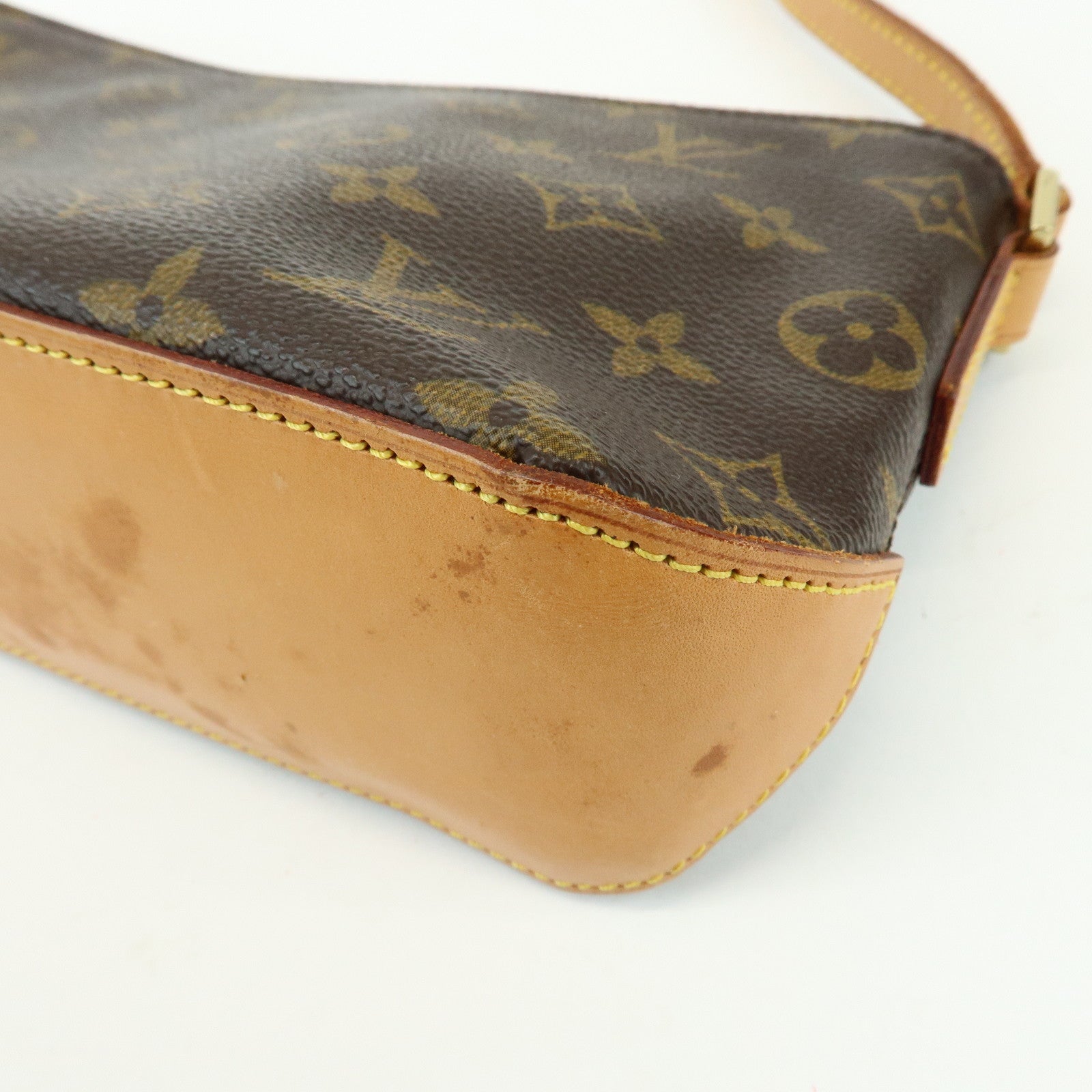 Louis Vuitton Monogram Trotteur Canvas Leather Shoulder Bag M51240
