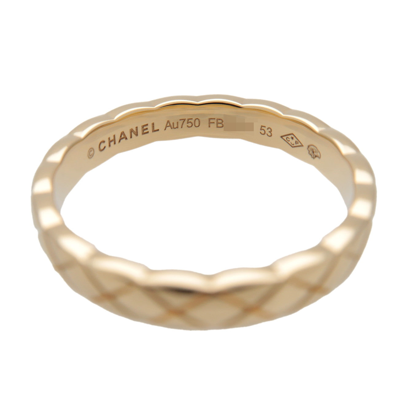 CHANEL COCO Crush Mini Ring K18 750YG Yellow Gold #53 J11794