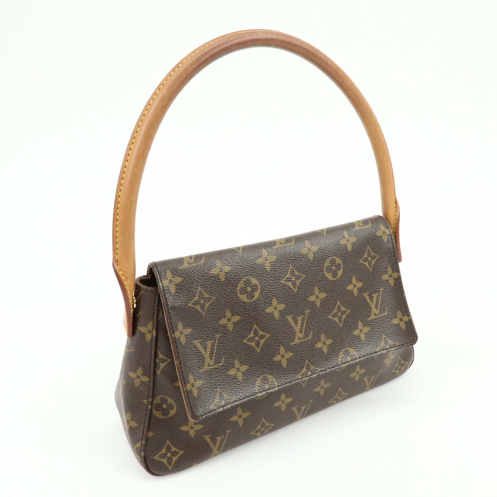 Louis Vuitton Monogram Mini Looping Shoulder Bag Brown M51147