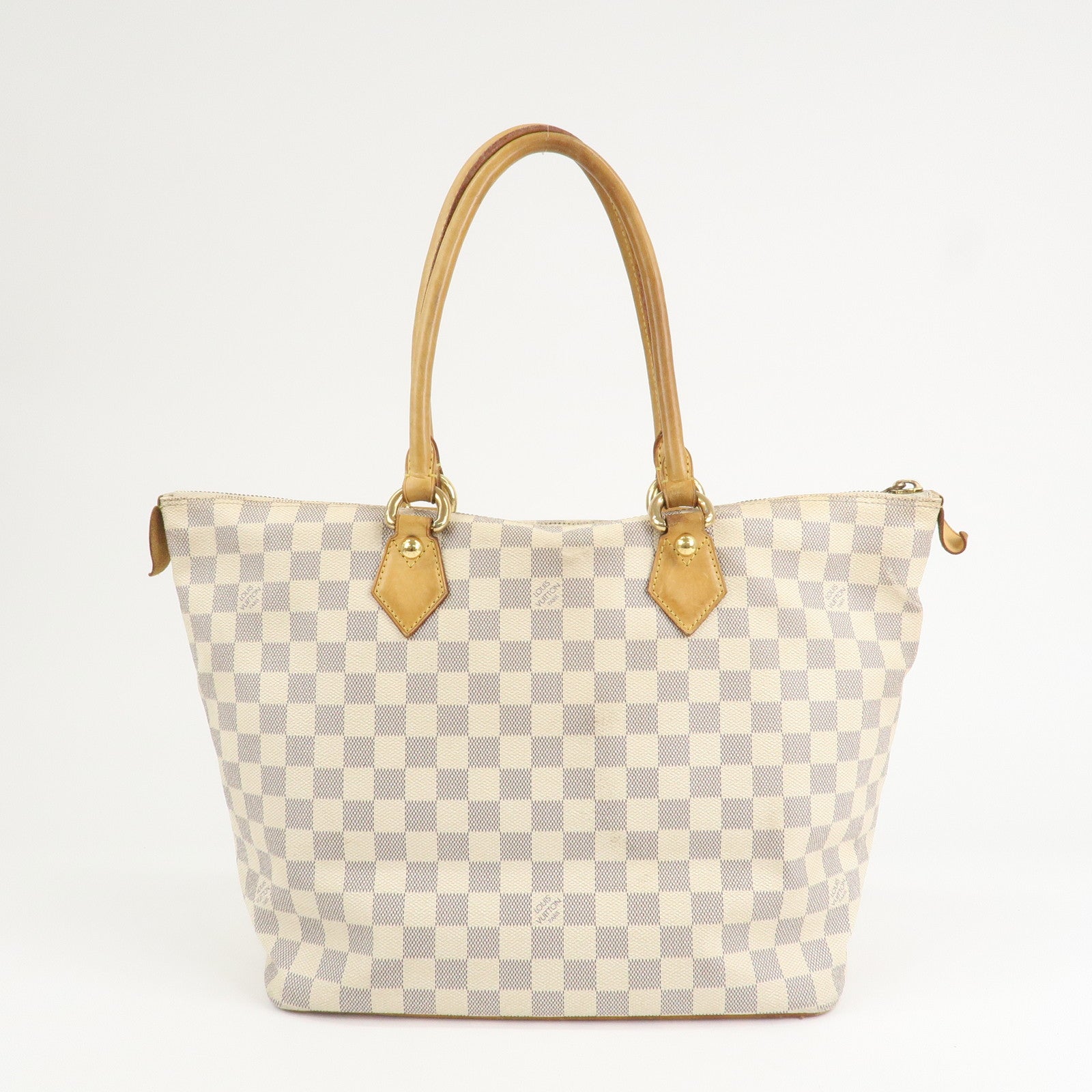 Louis Vuitton Damier Azur Saleya PM Tote Bag Hand Bag N51186