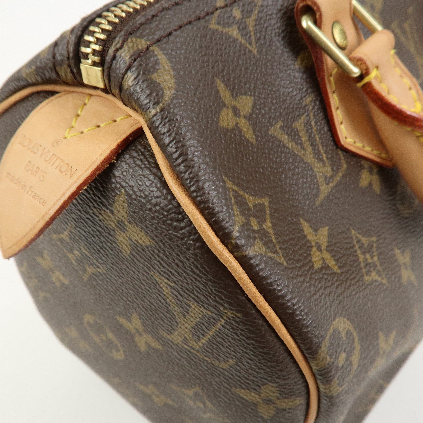 Louis Vuitton Monogram Speedy 25 Boston Bag Hand Bag Brown M41528