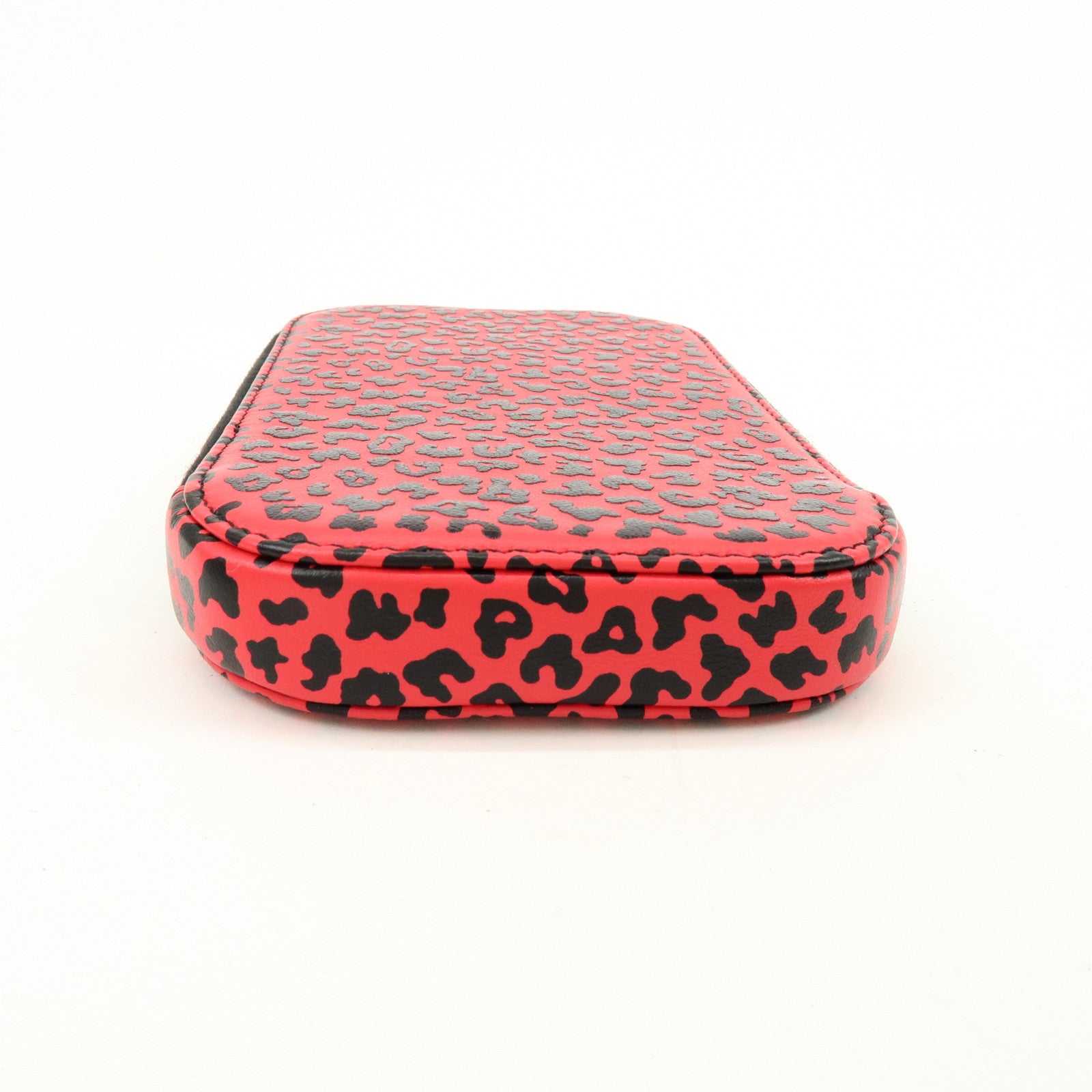 Christian Dior Lady Dior Call’in Dior Leather Phone Holder Pink