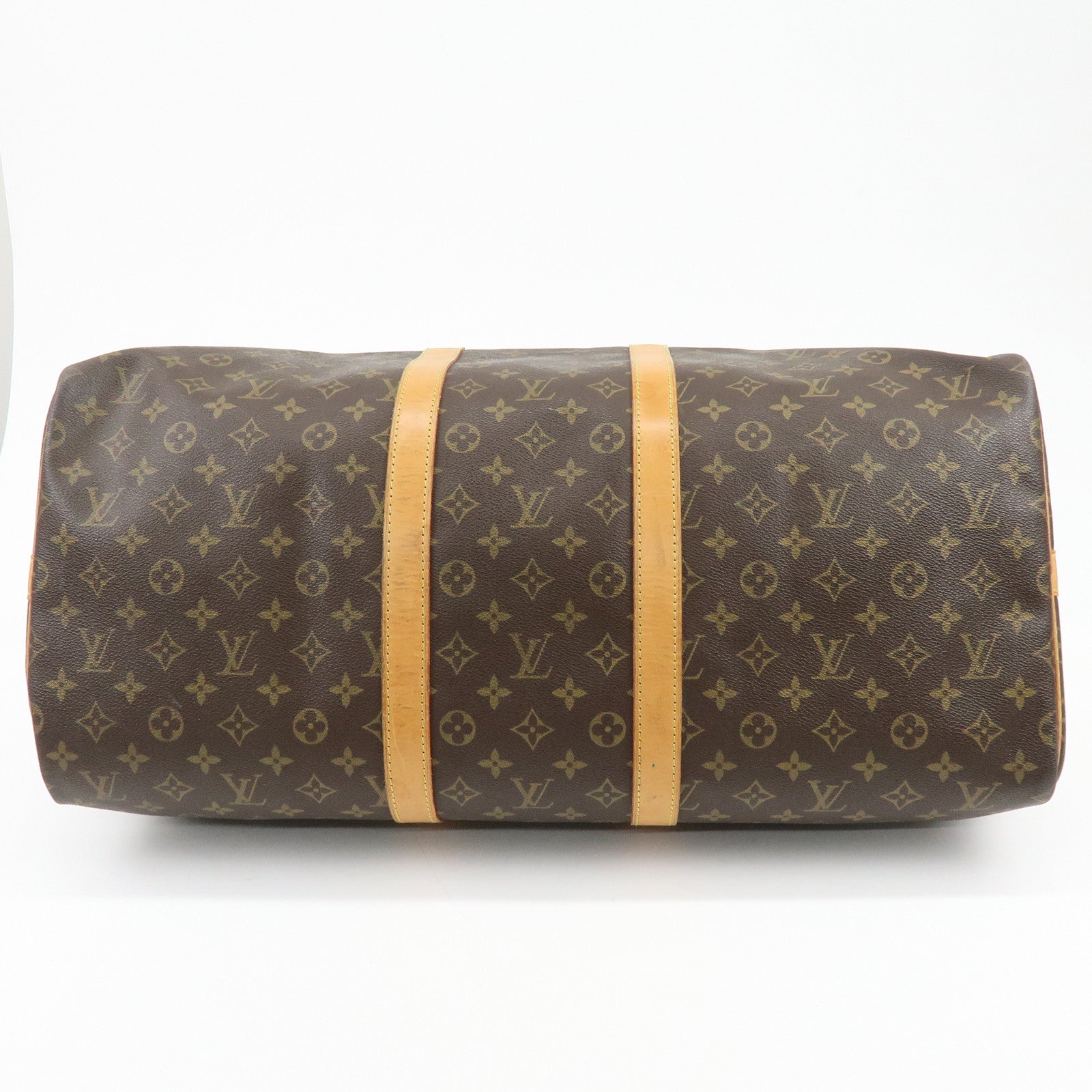 Louis Vuitton Monogram Keep All Bandouliere 55 Boston Bag M41414