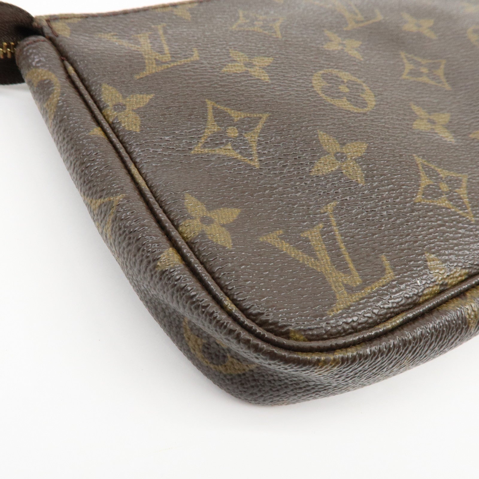 Louis Vuitton Monogram Pochette Accessoires Pouch Hand Bag M51980