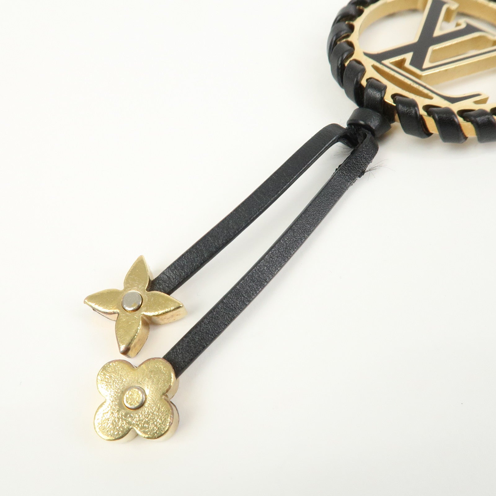 Louis Vuitton Porte Cles Very LV Circle Bag Charm Black M63082