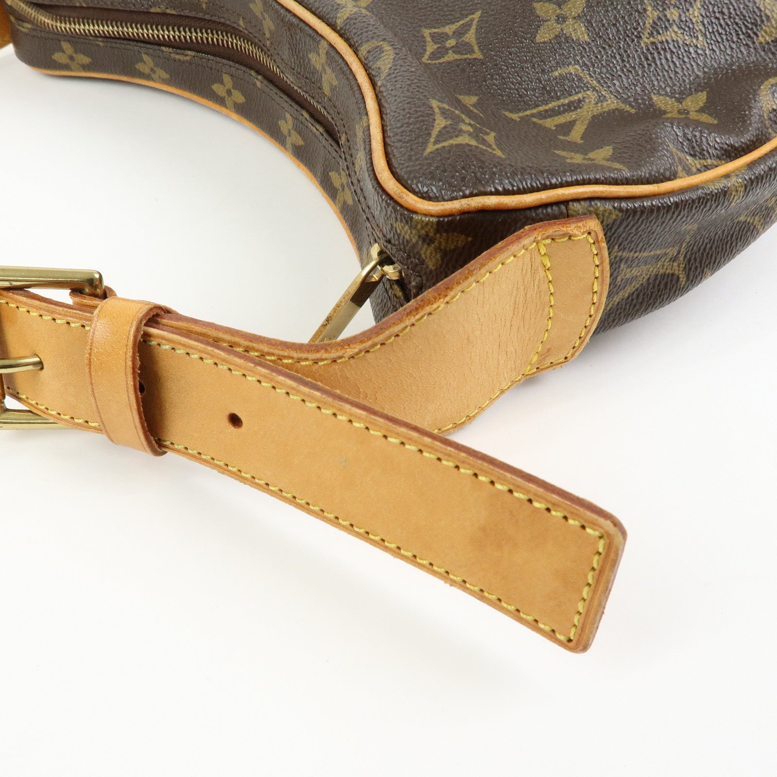 Louis Vuitton Monogram Croissant MM Shoulder Bag Brown M51512