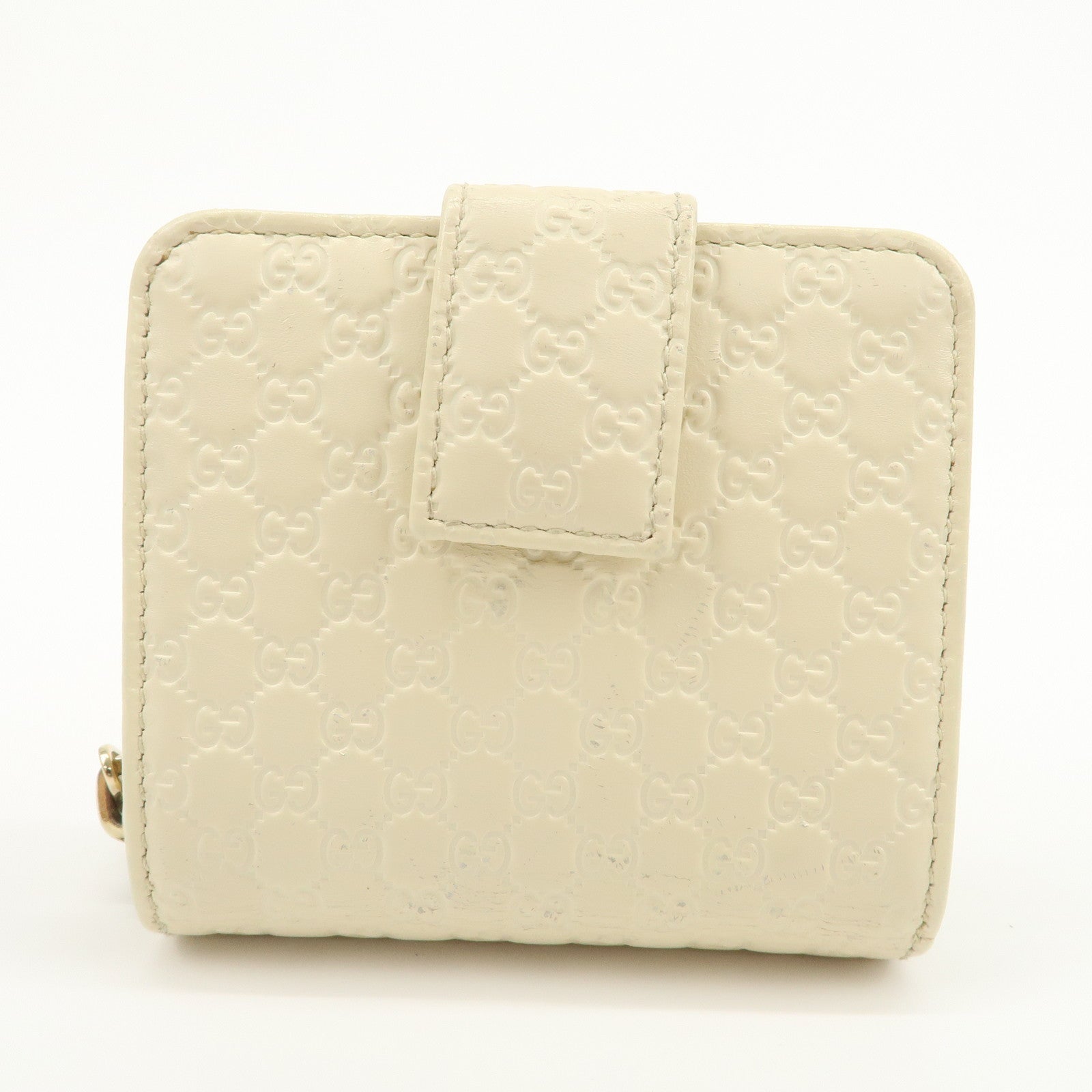 GUCCI Micro Guccissima Signature Bi-Fold Compact Wallet 449395