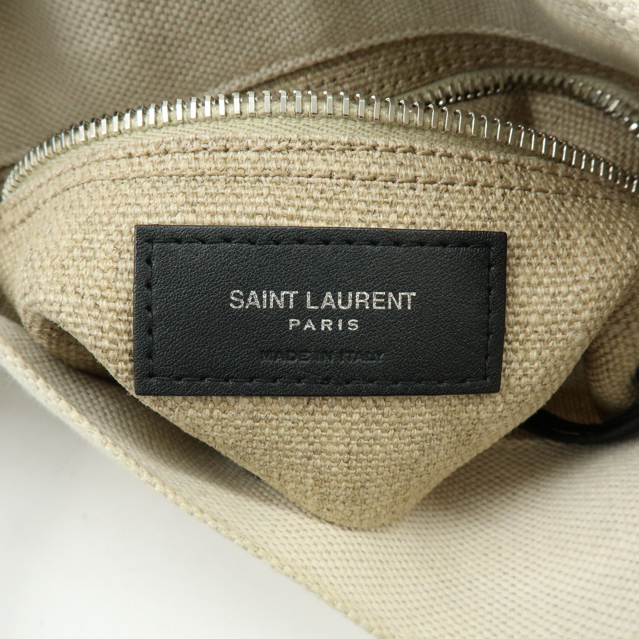 SAINT LAURENT PARIS Canvas Leather Shoulder Crossbody Bag 710272