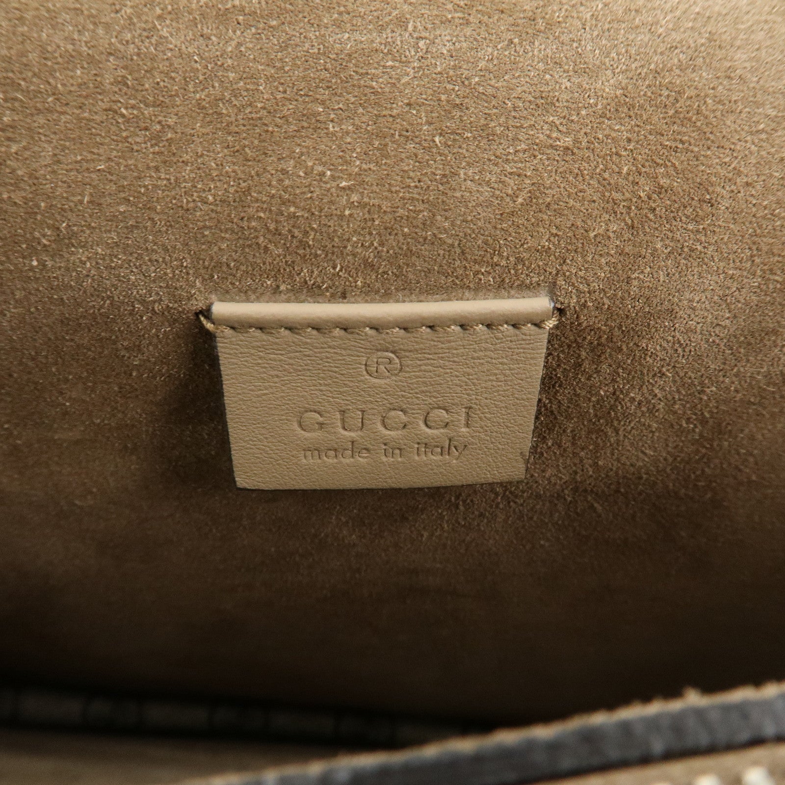 GUCCI Dionysus GG Supreme Chain Shoulder Bag Brown 403348 Used