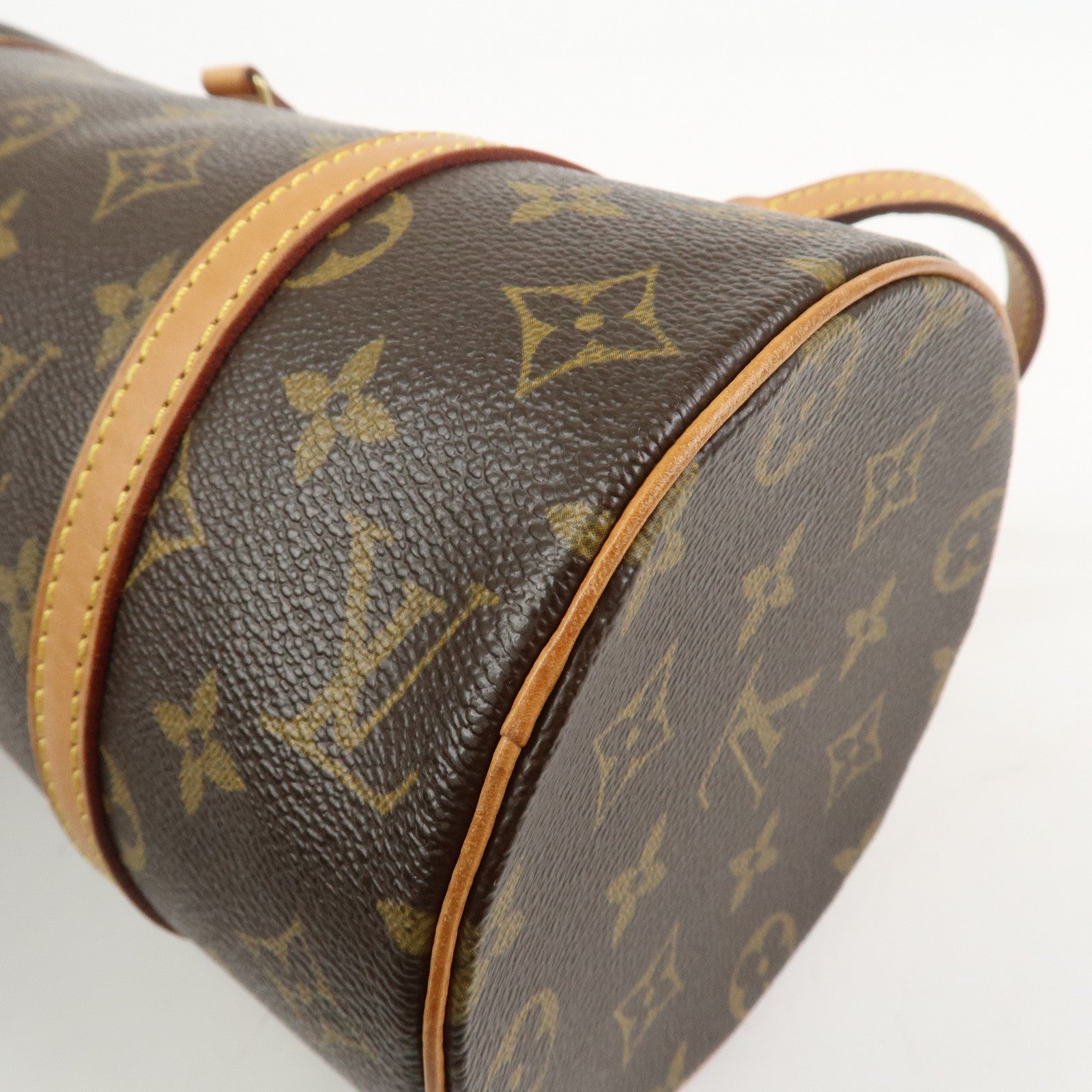 Louis Vuitton Monogram Papillon 26 Hand Bag New Style Brown M51386