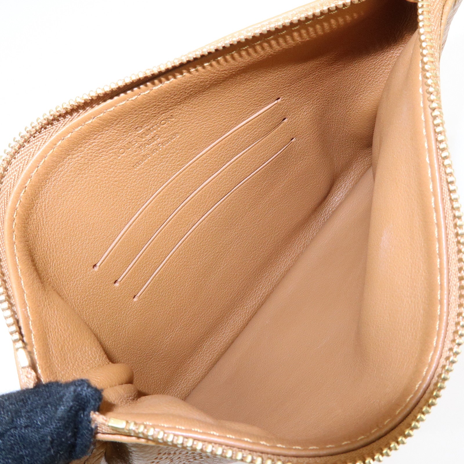 Louis Vuitton Monogram Mahina Selene MM Shoulder Bag Caramel M94214