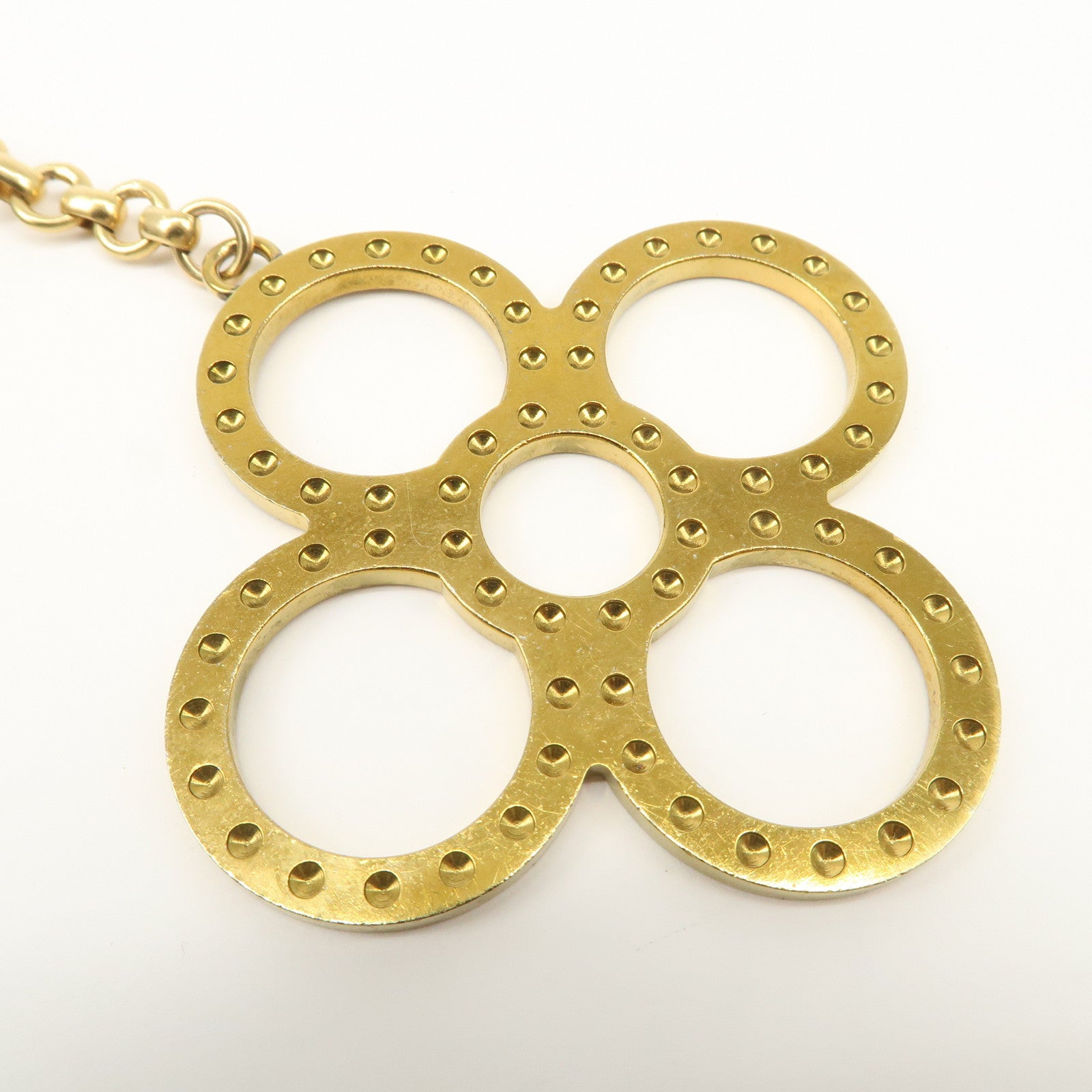 Louis Vuitton Metal Bijoux Sac Tapage Bag Charm Gold Silver M65090 Used