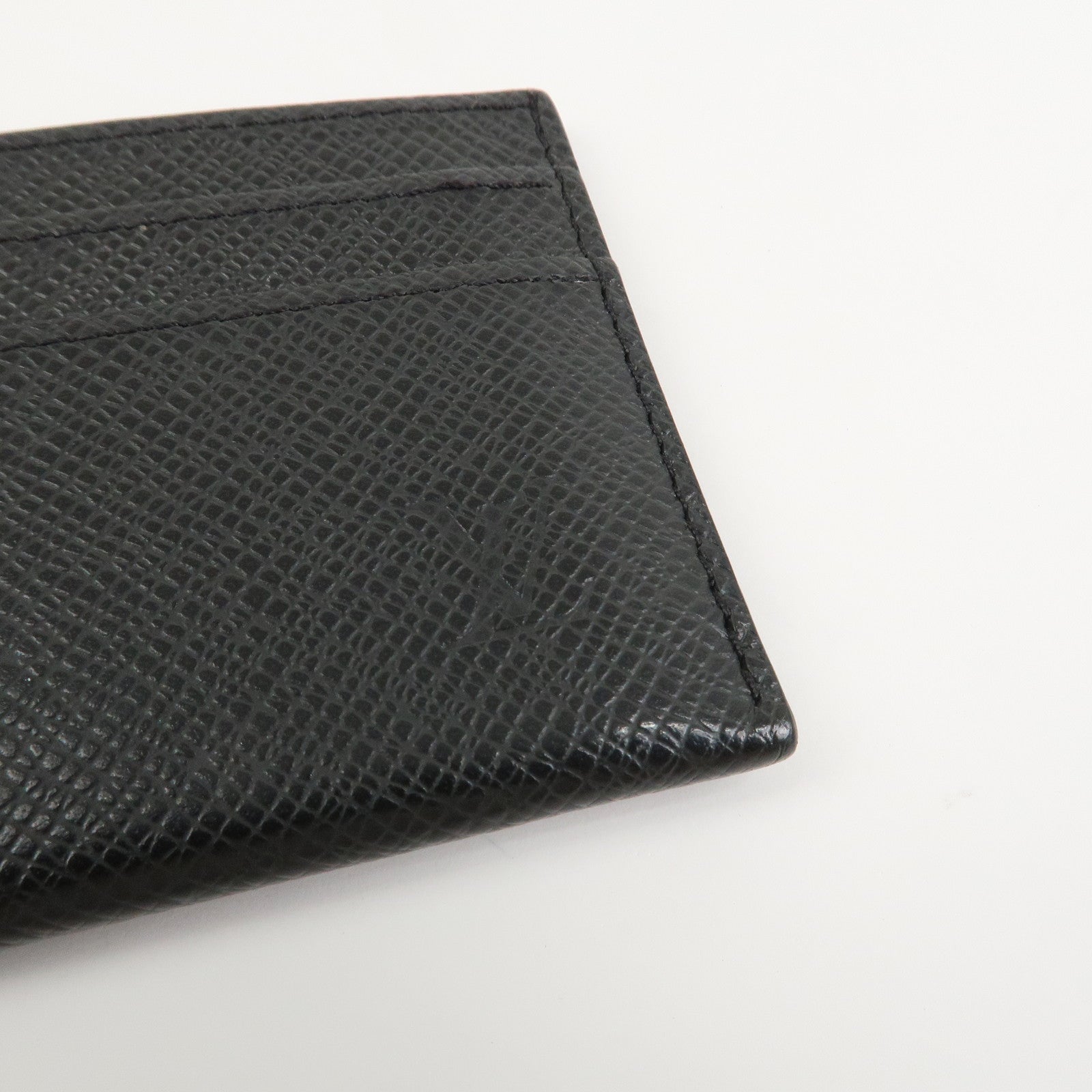 Louis Vuitton Taiga Porte Cartes Double Card Case Ardoise M32730