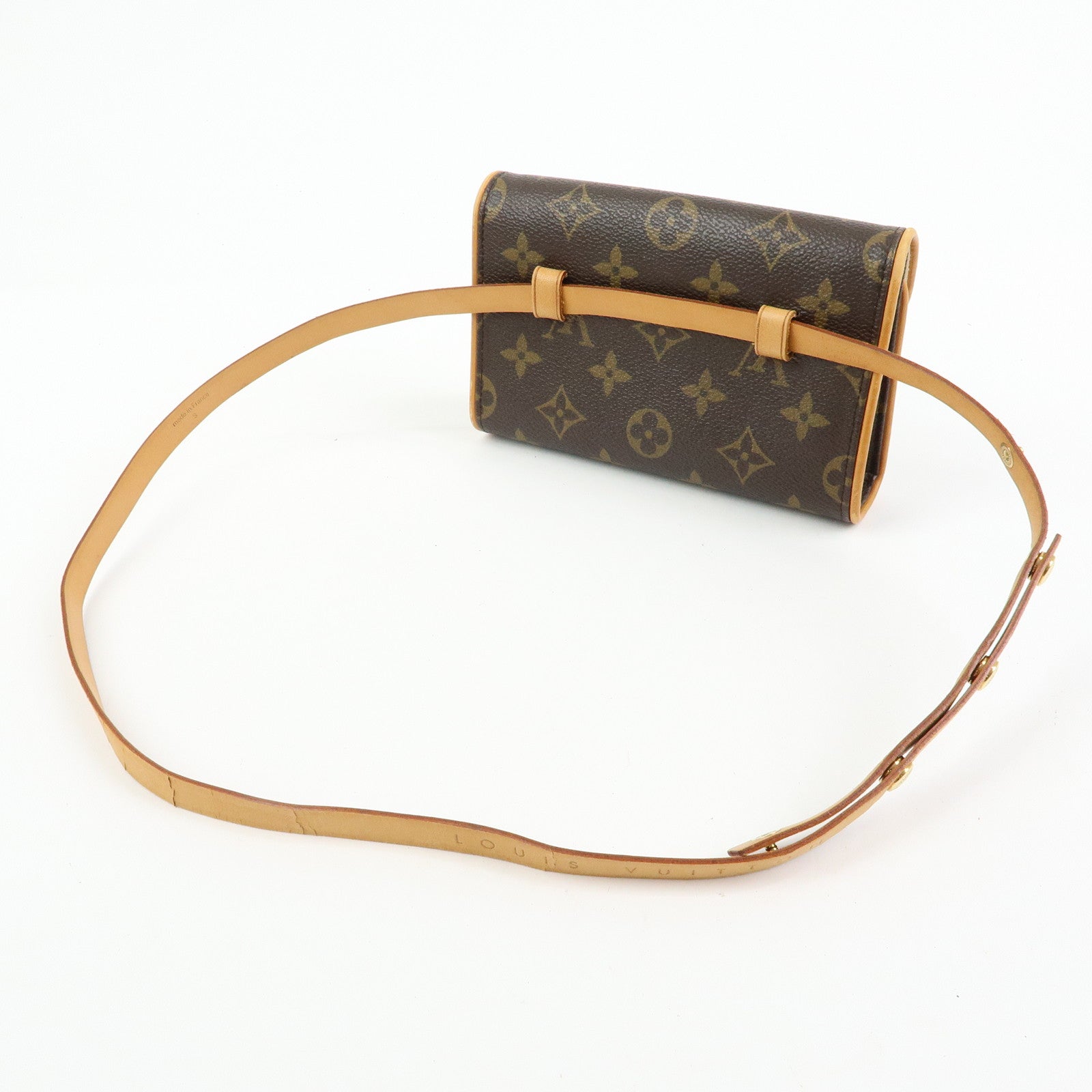 Louis Vuitton Monogram Pochette Florentine Waist Bag Belt S M51855