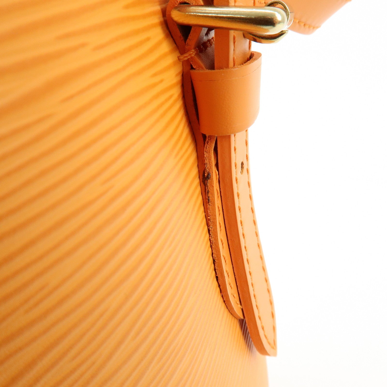 Louis Vuitton Epi Bucket PM Shoulder Bag Tote Bag Mandarin M5899H