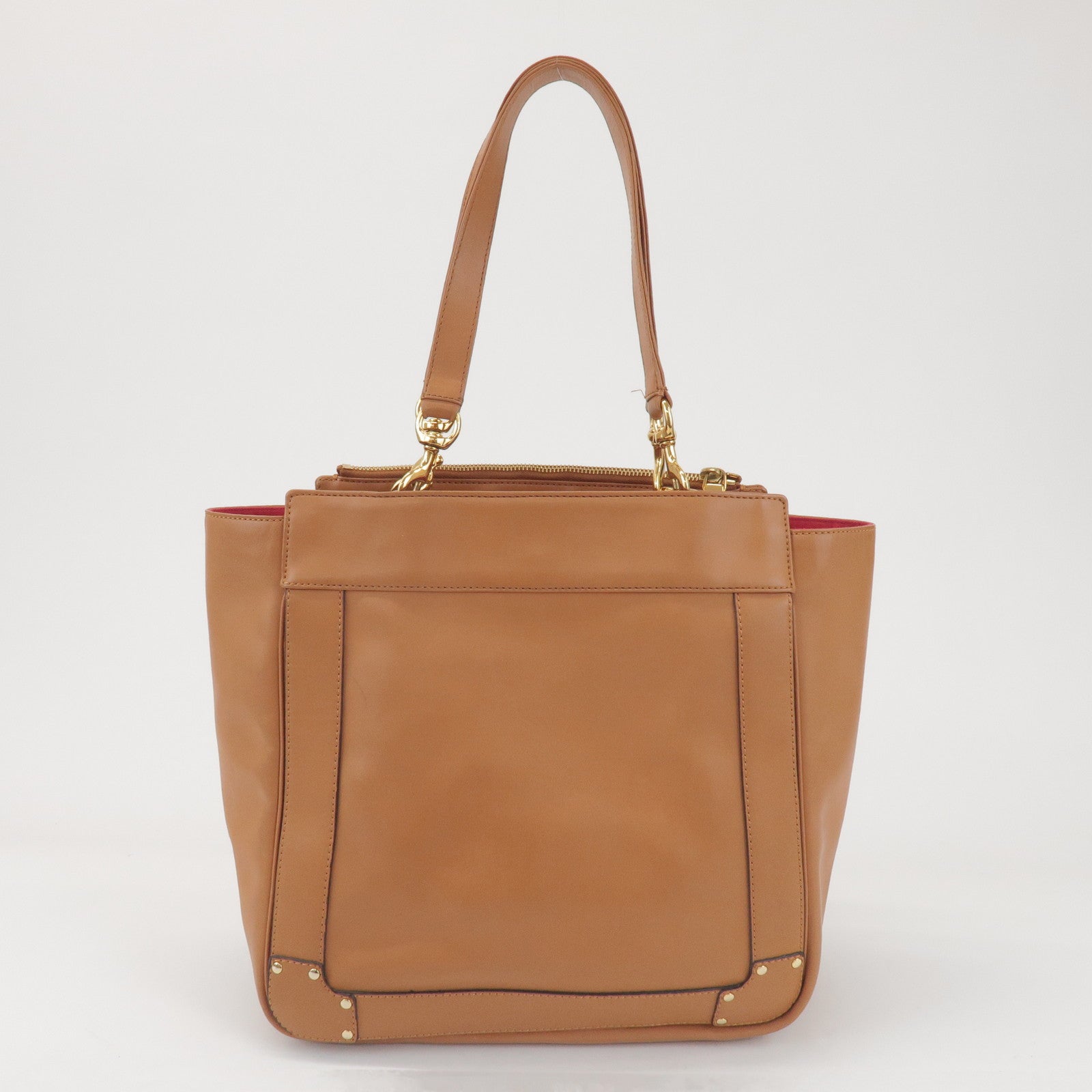 Chloe Eden Leather Tote Bag Shoulder Bag Hand Bag Brown