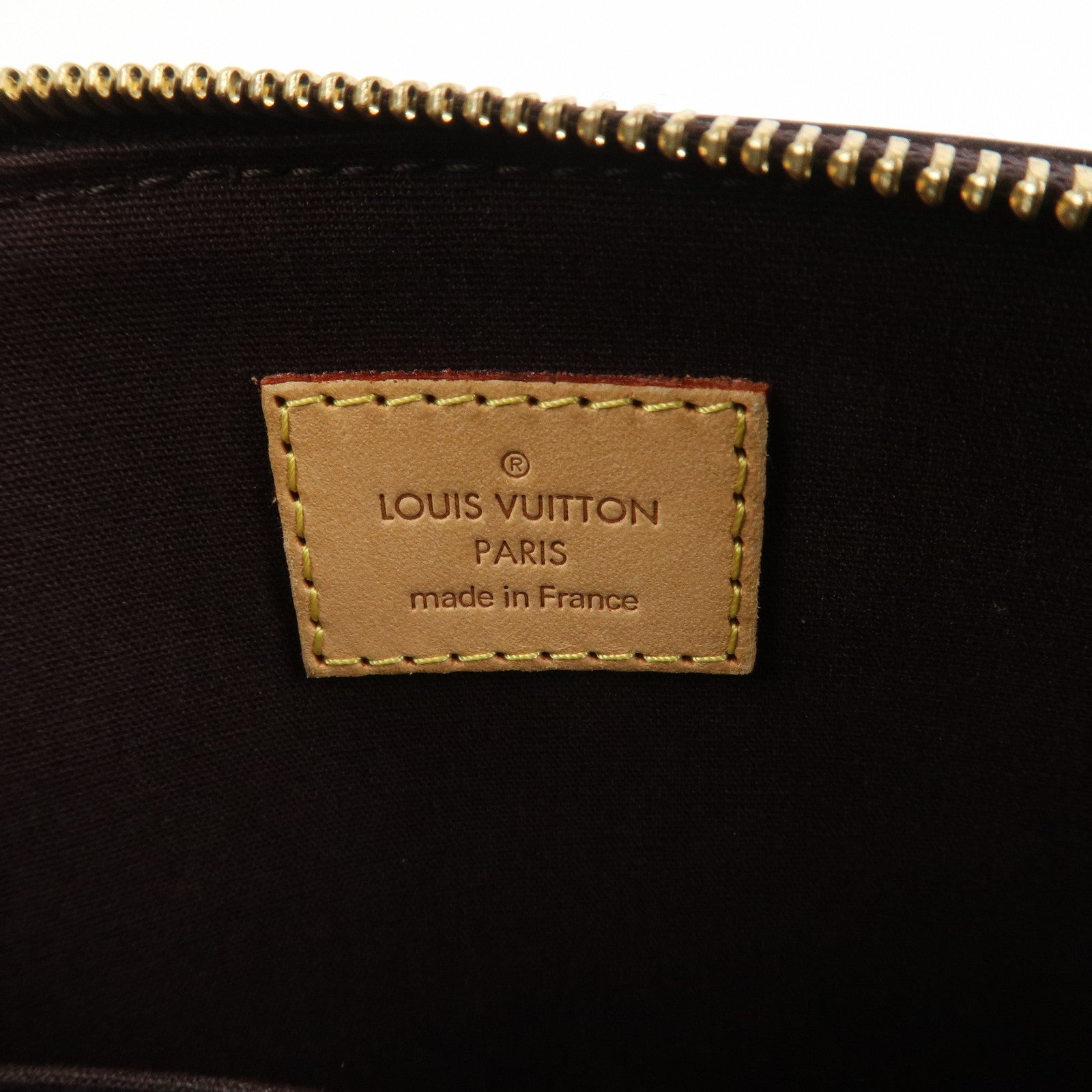 Louis Vuitton Monogram Vernis Sherwood PM Hand Bag Amarante M91493