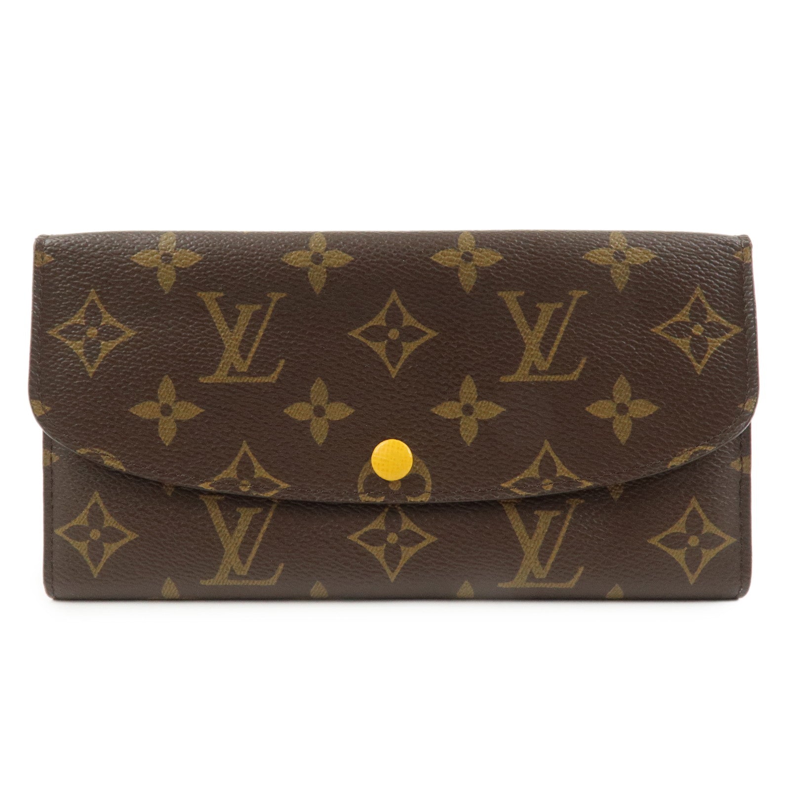 Louis Vuitton Monogram Portefeuille テ盈ilie Long Wallet Brown M60698