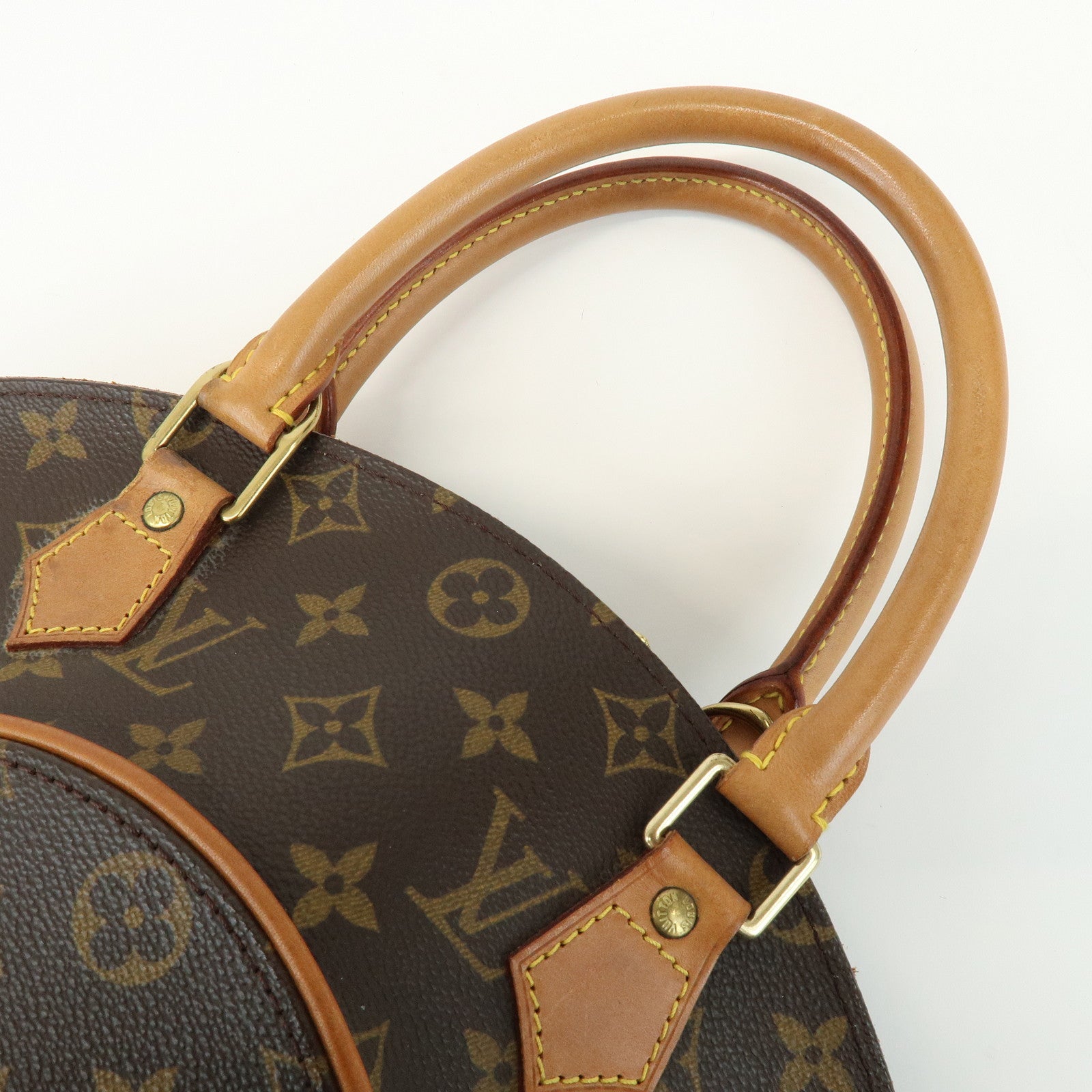 Louis Vuitton Monogram Ellipse MM Hand Bag Brown M51126