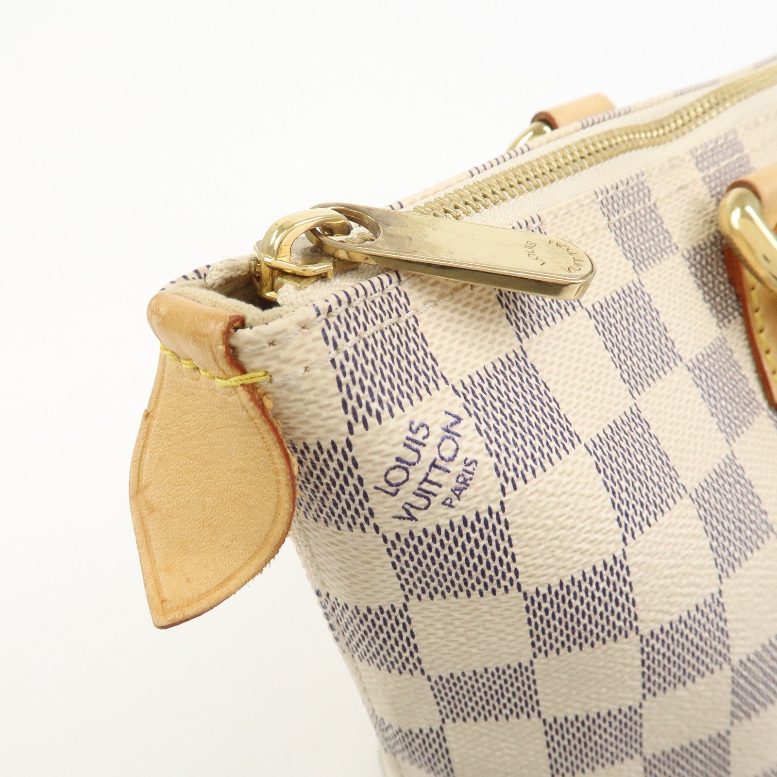 Louis Vuitton Damier Azur Saleya PM Tote Bag Hand Bag N51186