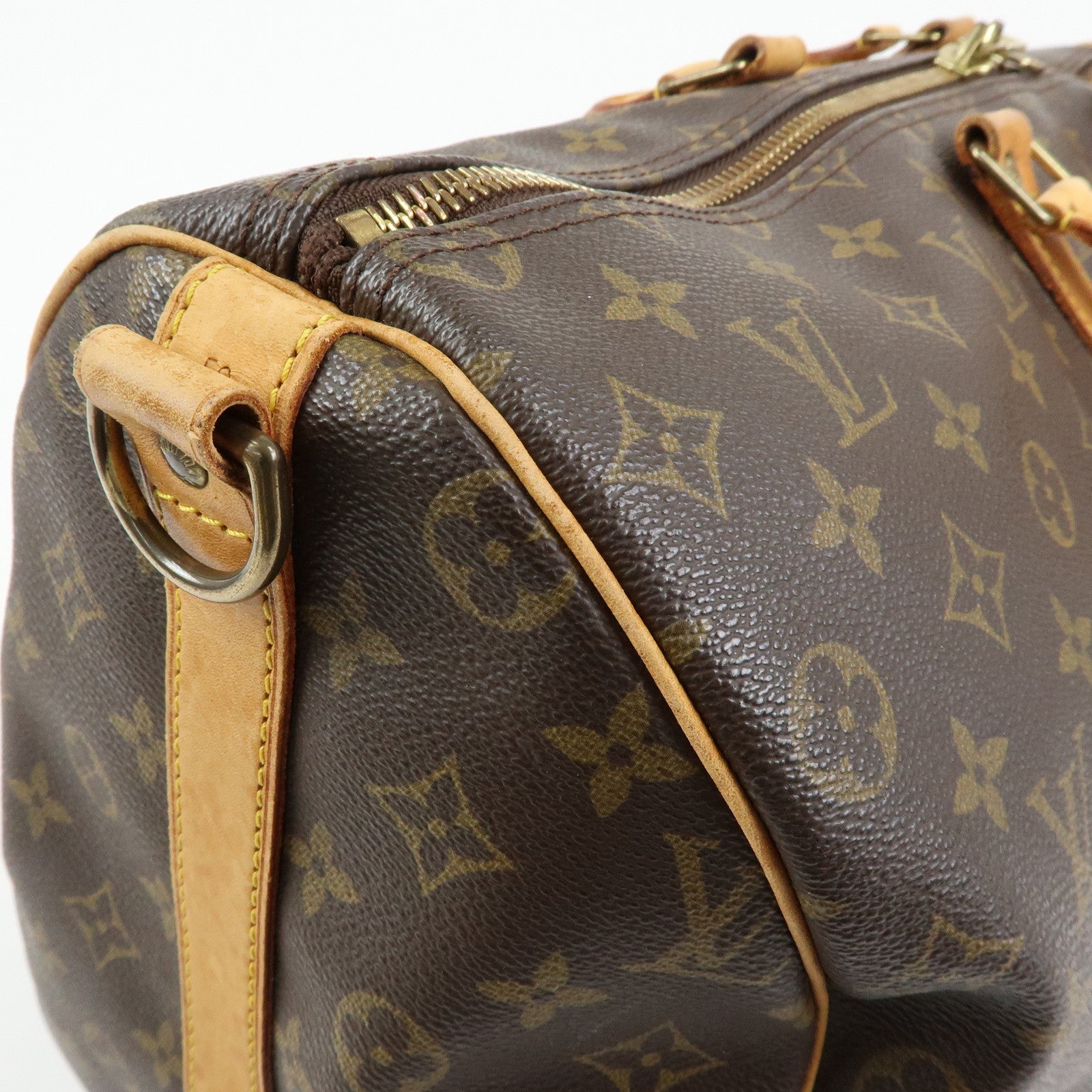 Louis Vuitton Monogram Keep All Bandouliere 50 Boston Bag M41416