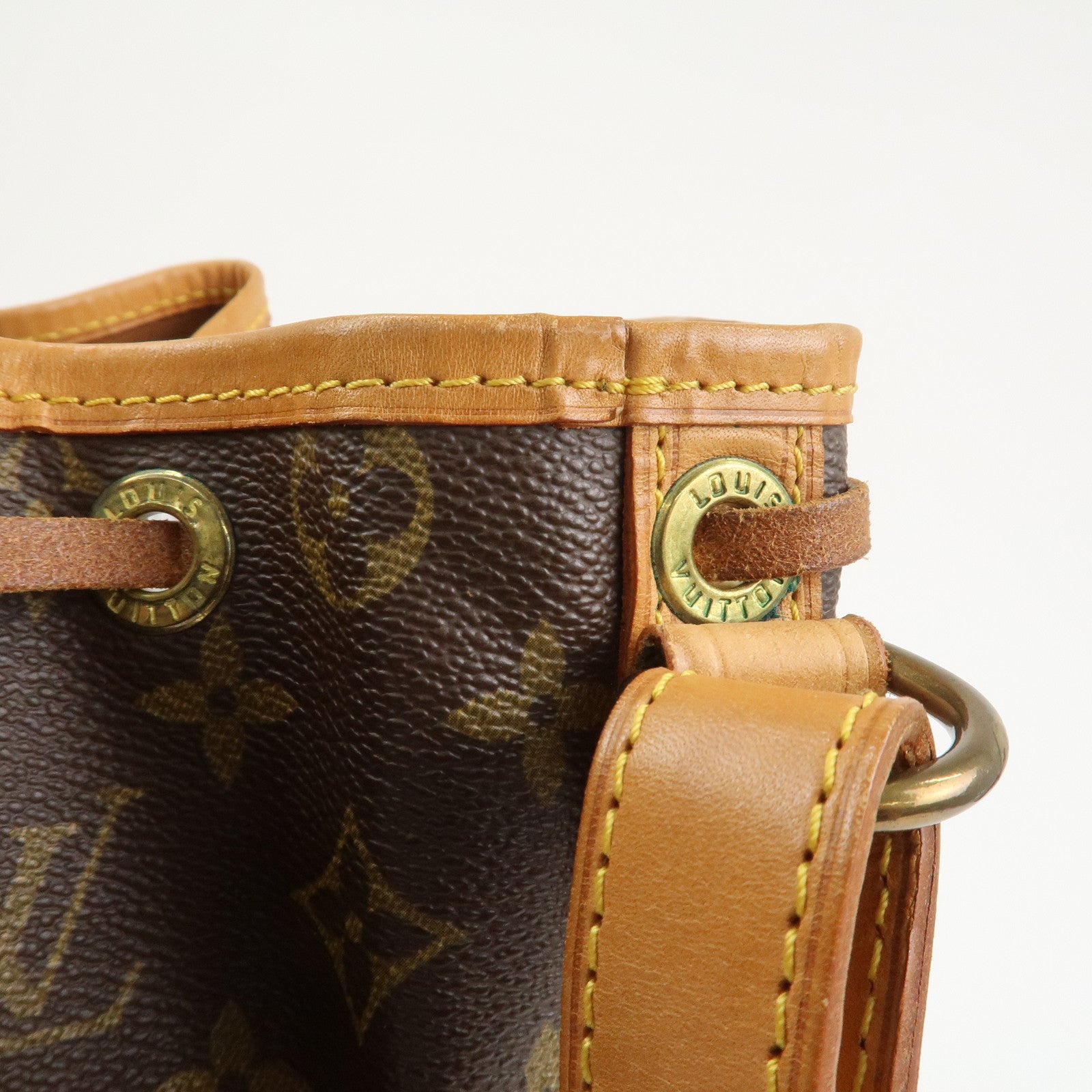 Louis Vuitton Monogram Noe Shoulder Bag Hand Bag Brown M42224