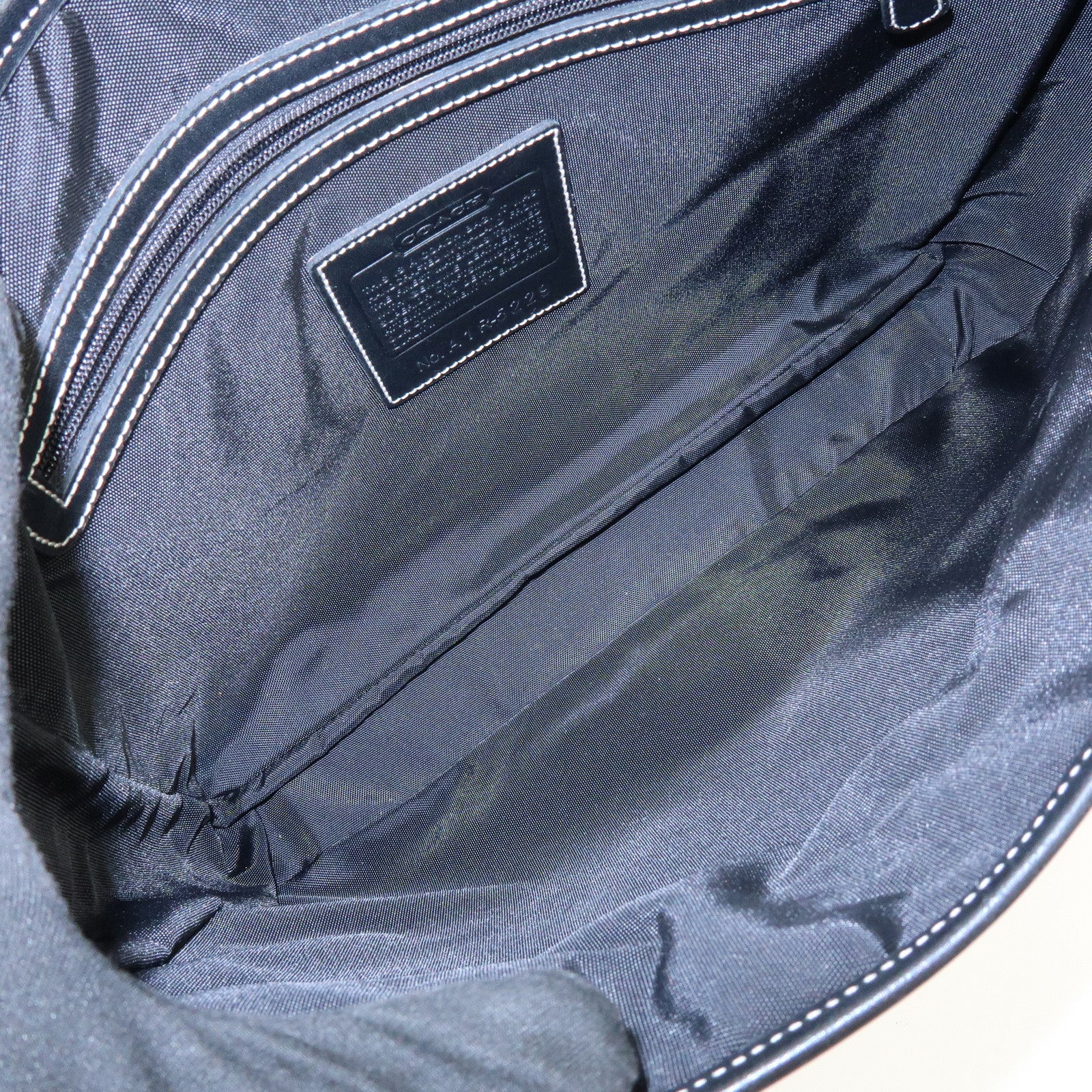 COACH Signature Set of 2 Shoulder Bag Crossbody Bag Black Brown