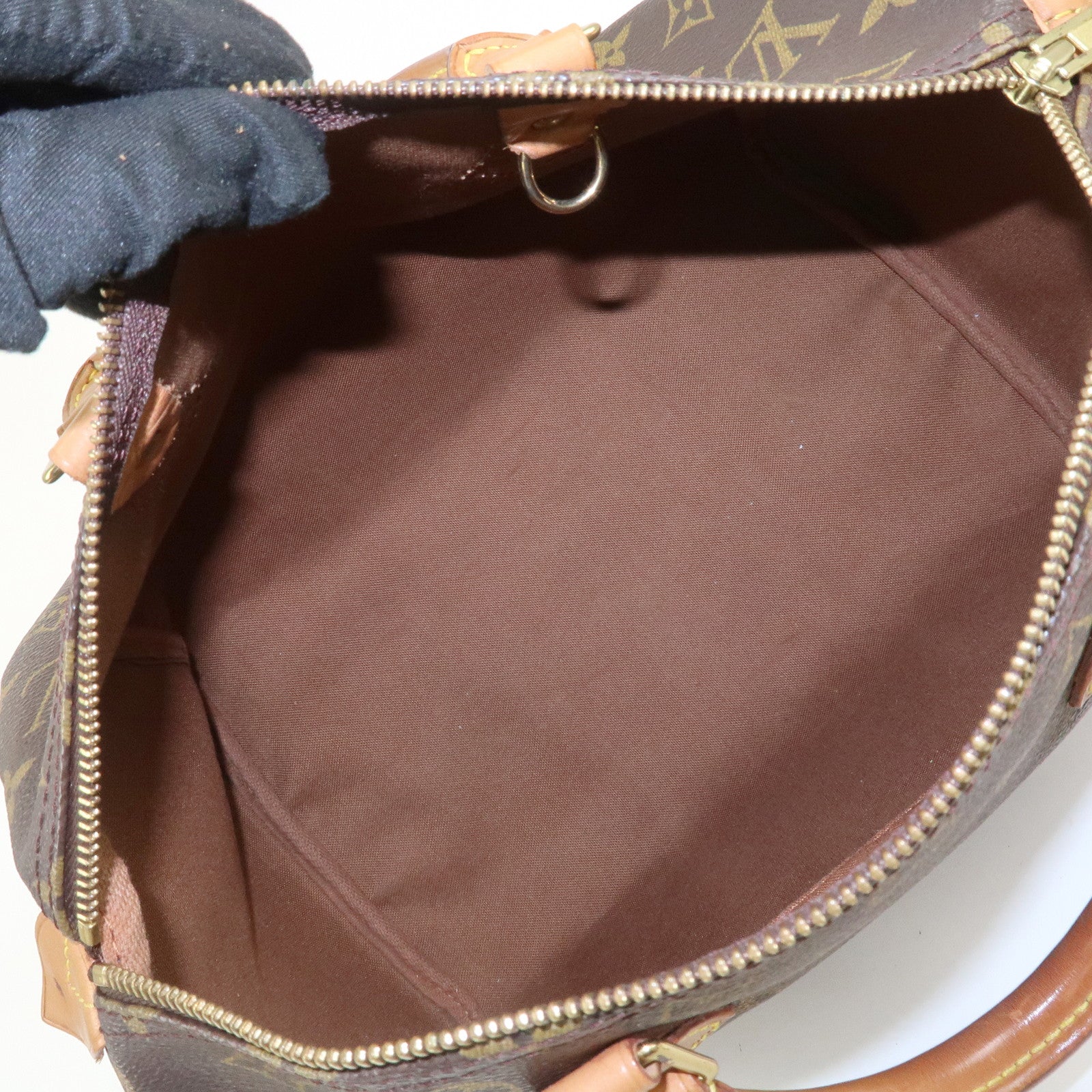 Louis Vuitton Monogram Speedy 30 Boston Bag Hand Bag Brown M41526