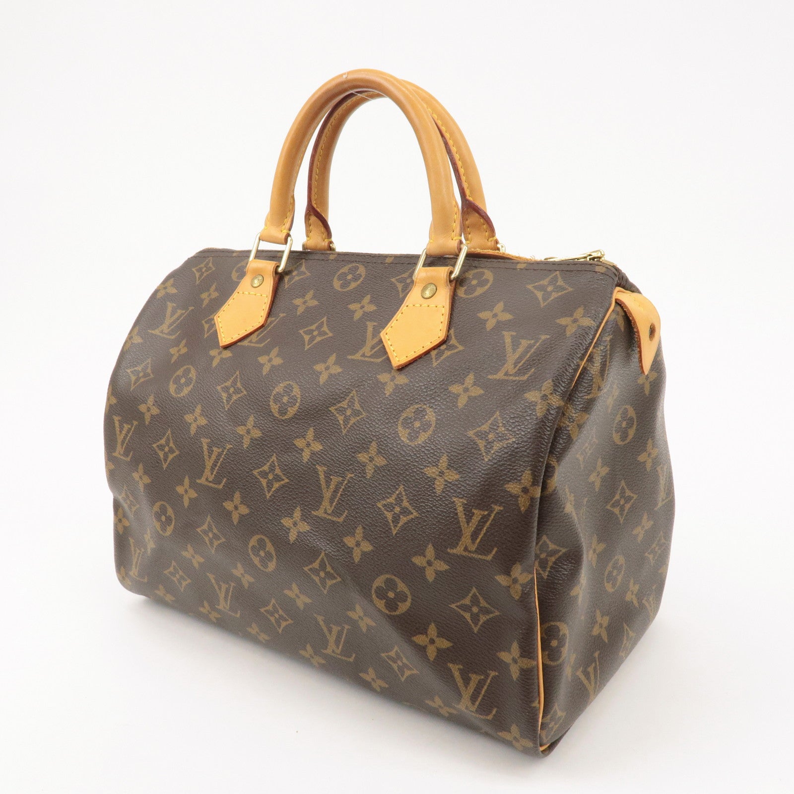 Louis Vuitton Monogram Speedy 30 Hand Bag Boston Bag M41526 Used
