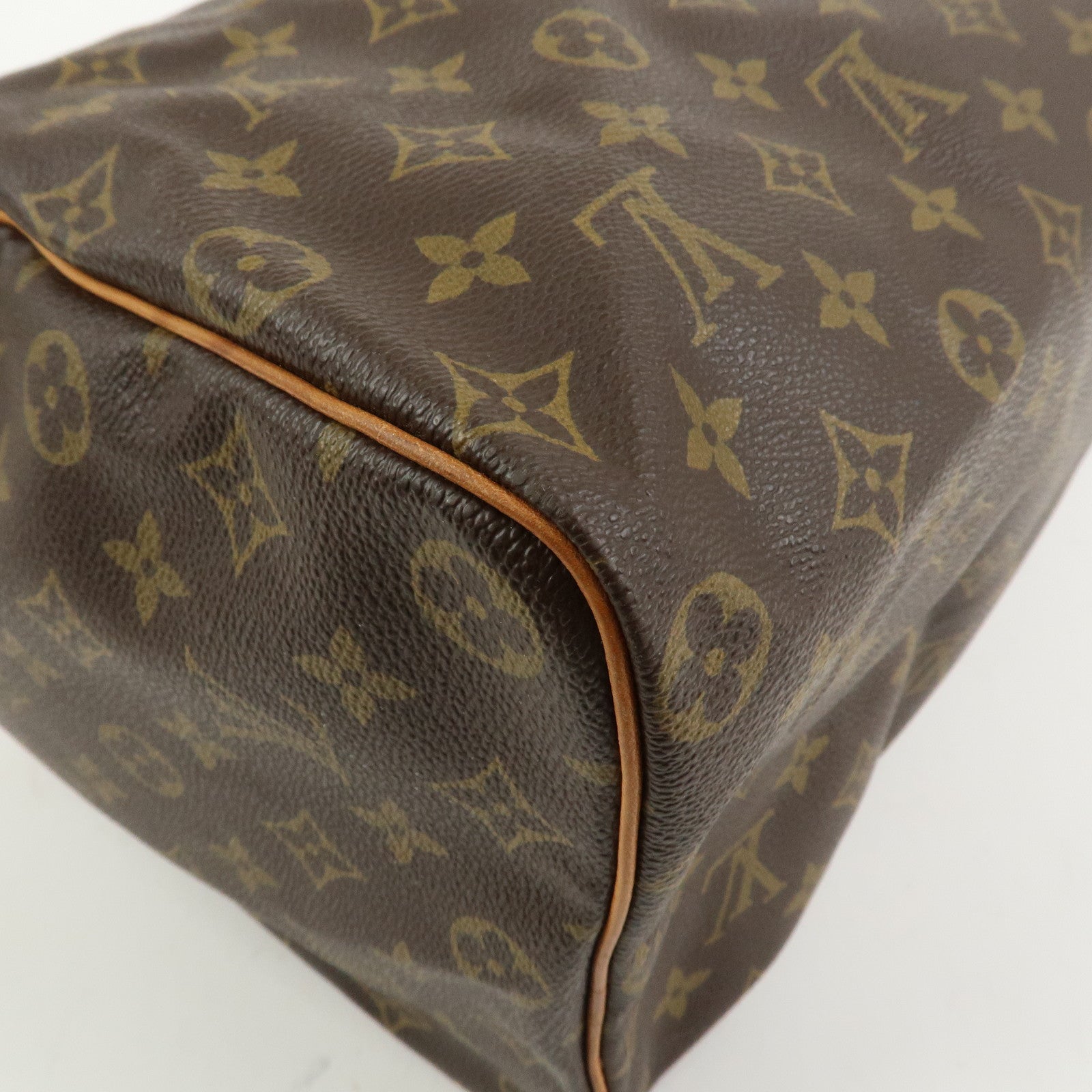 Louis Vuitton Monogram Speedy 40 Hand Bag Boston Bag Brown M41522