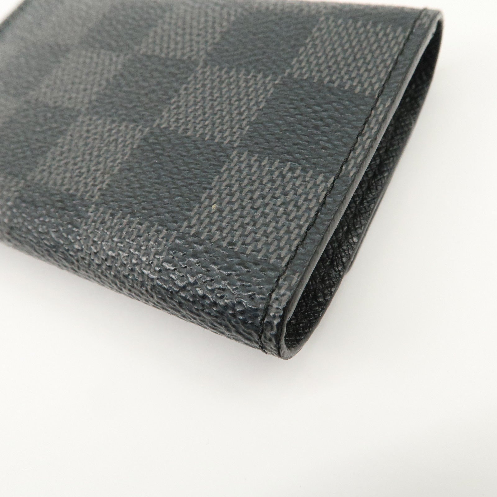 Louis Vuitton Damier Graphite Multicle 6 Key Case Gray N62662 Used