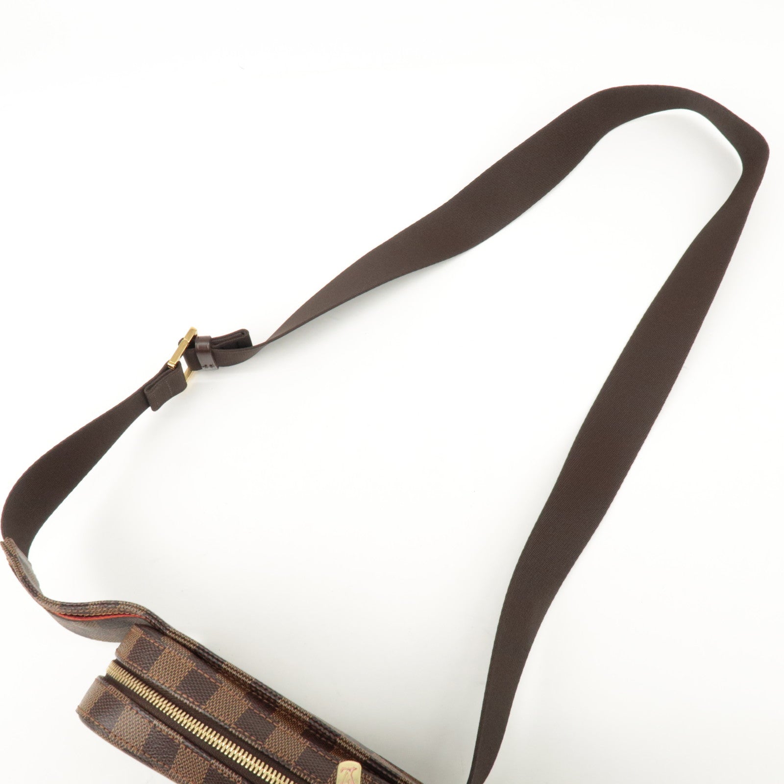 Louis Vuitton Damier Ebene Geronimos Crossbody Bag Waist Bag N51994 Used