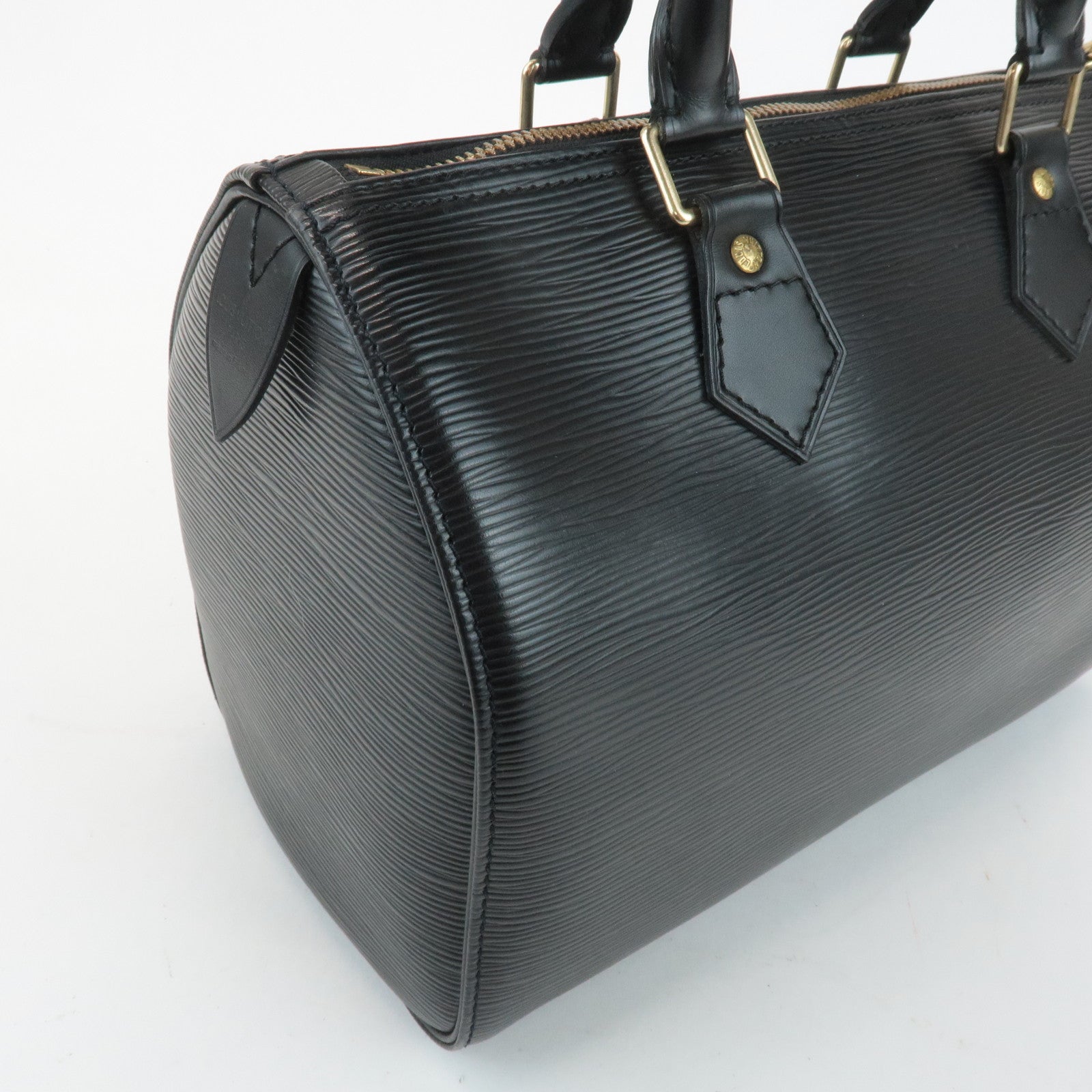 Louis Vuitton Epi Speedy 25 Boston Bag Hand Bag Noir M43012 Used