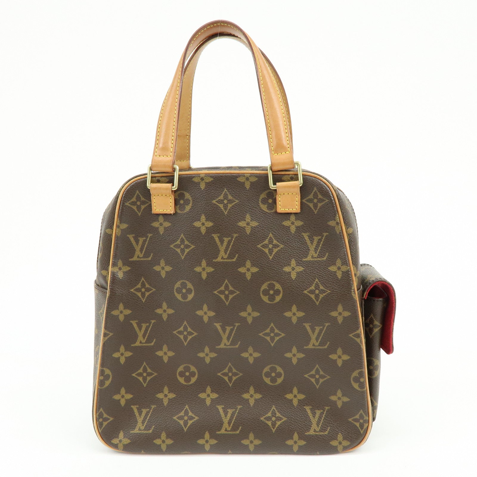 Louis Vuitton Monogram Excentri Cite Canvas Hand Bag Brown M51161