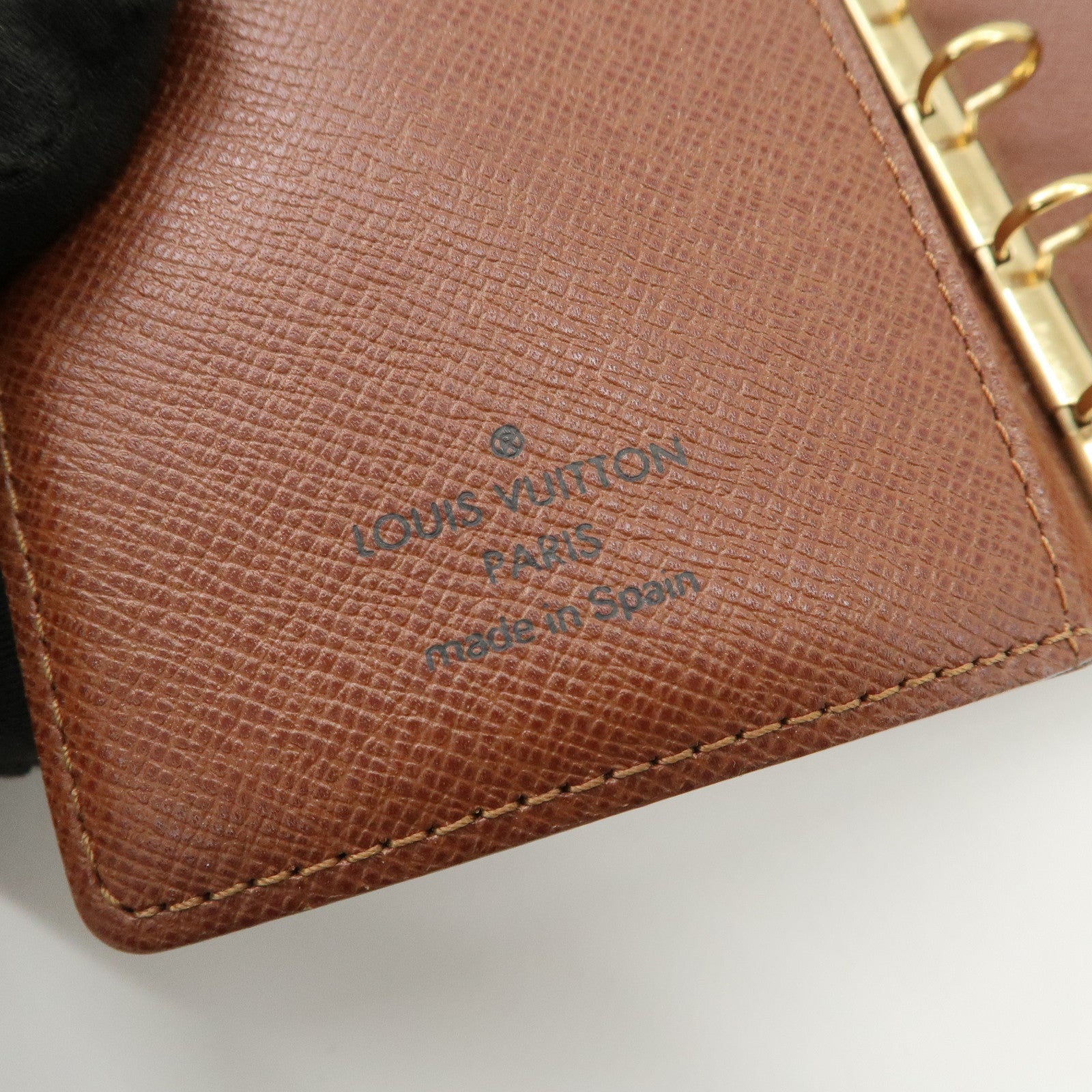 Louis Vuitton Monogram Agenda PM Planner Cover Brown R20005