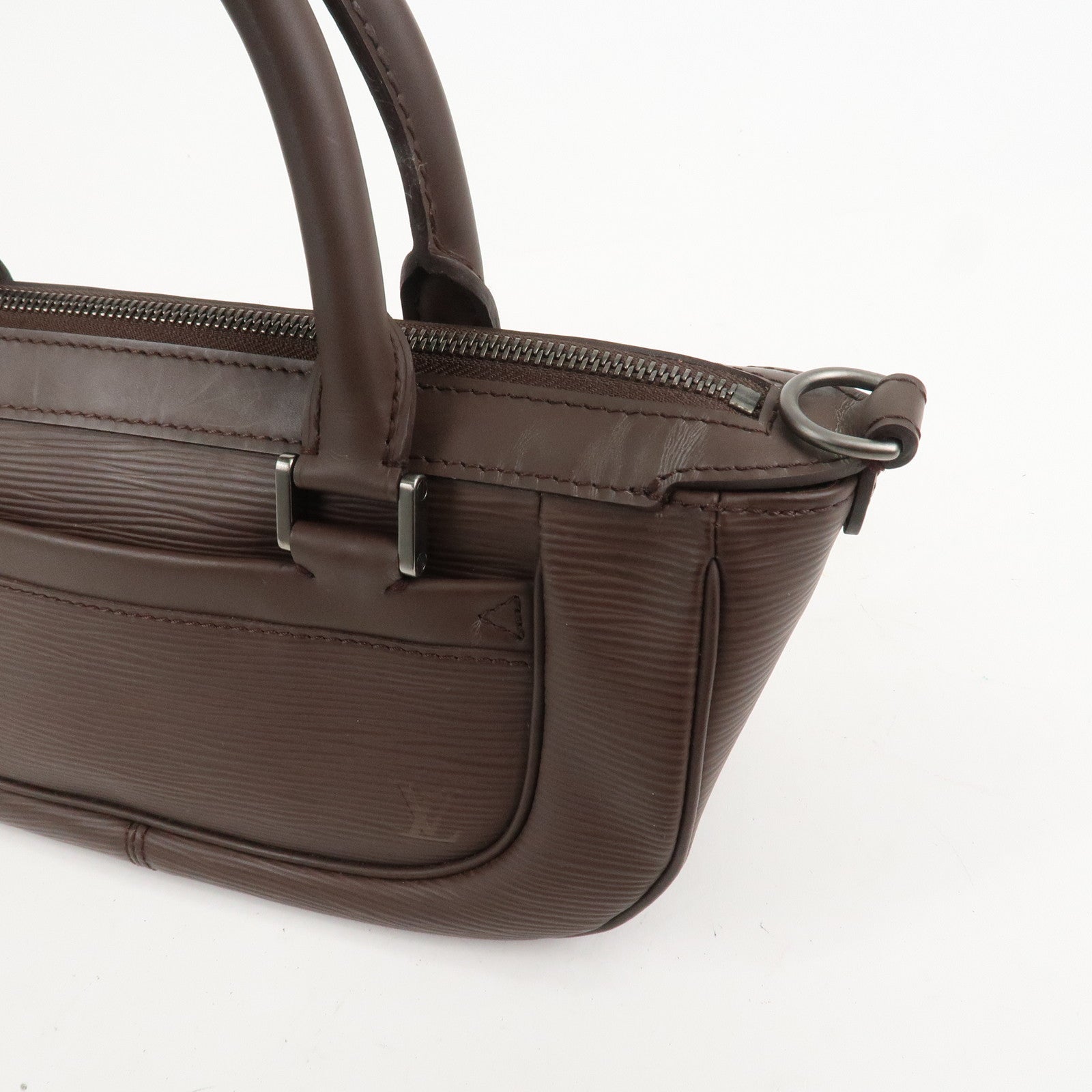 Louis Vuitton Epi Leather Dhanura Hand Bag Mocha M5891D