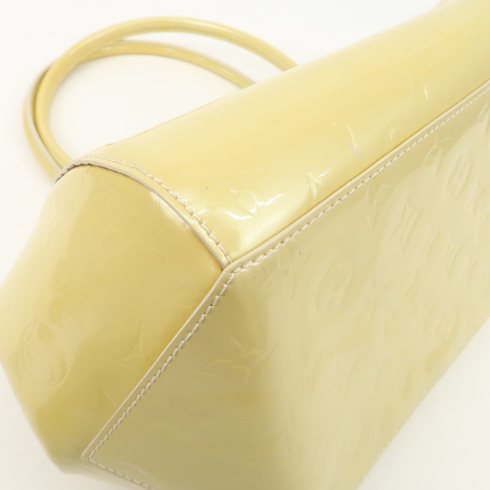 Louis Vuitton Monogram Vernis Leather Sherwood GM Blanc M91487 Used