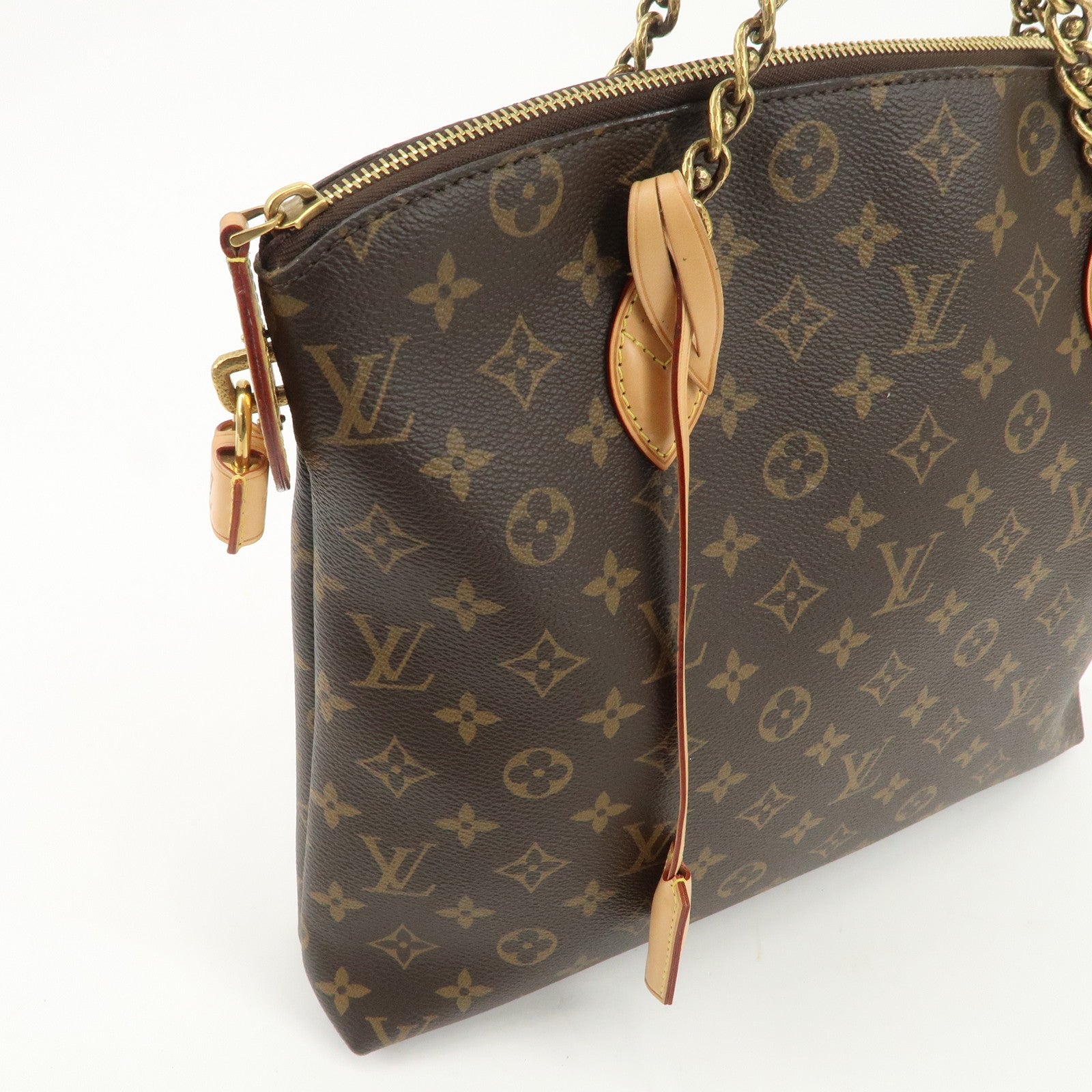 Louis Vuitton Monogram LockIt Chain 2013 Limited Hand Bag M40989