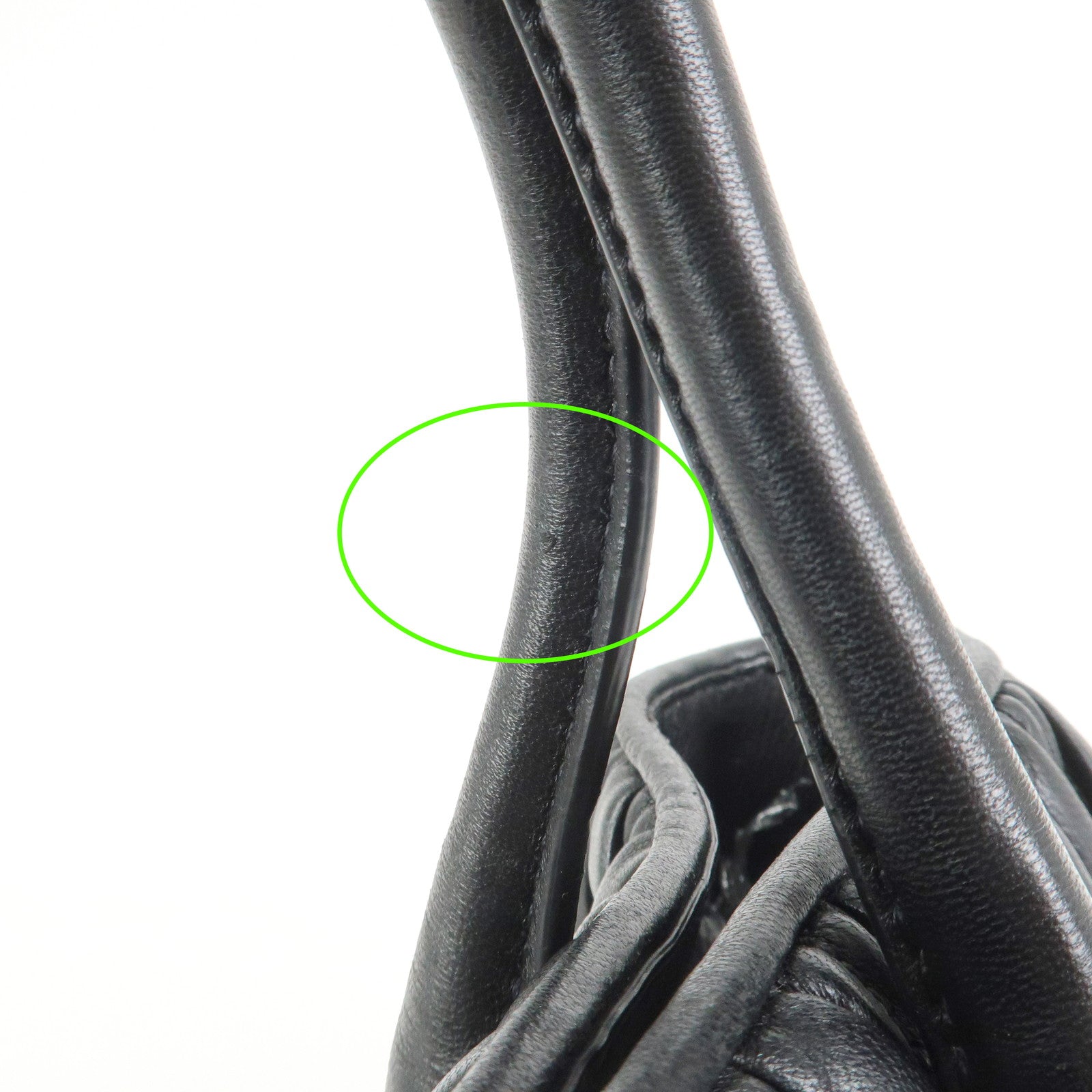 MIU MIU Matelasse Leather 2Way Bag Hand Bag Black RN1069