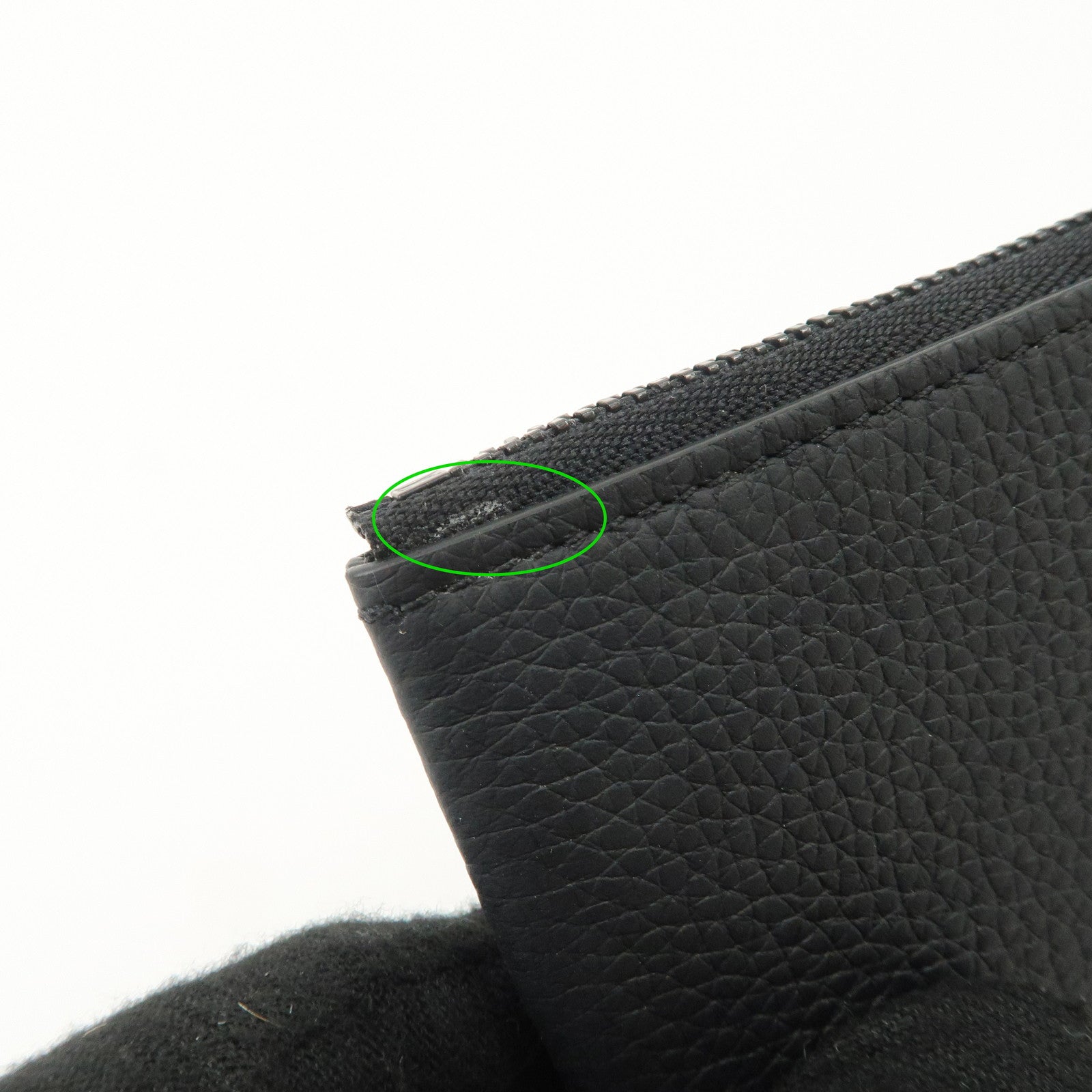 Louis Vuitton Aerogram Pochette Cles Coin Case Noir Black M81031 Used