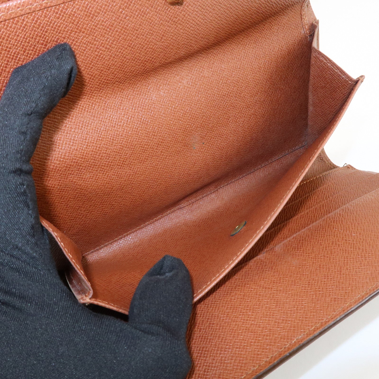 Louis Vuitton Set of 2 Monogram Canvas Long Wallet M61215 Used