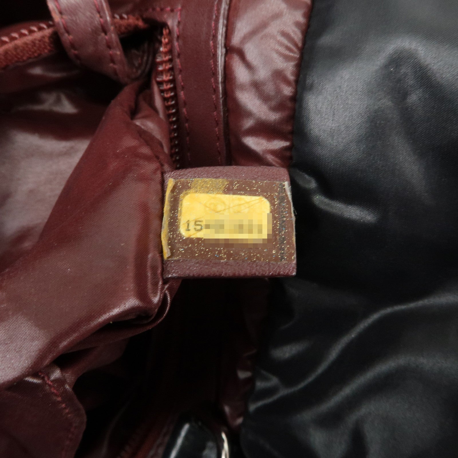 CHANEL COCO Cocoon PM Nylon Leather Tote Bag Hand Bag Black A48610