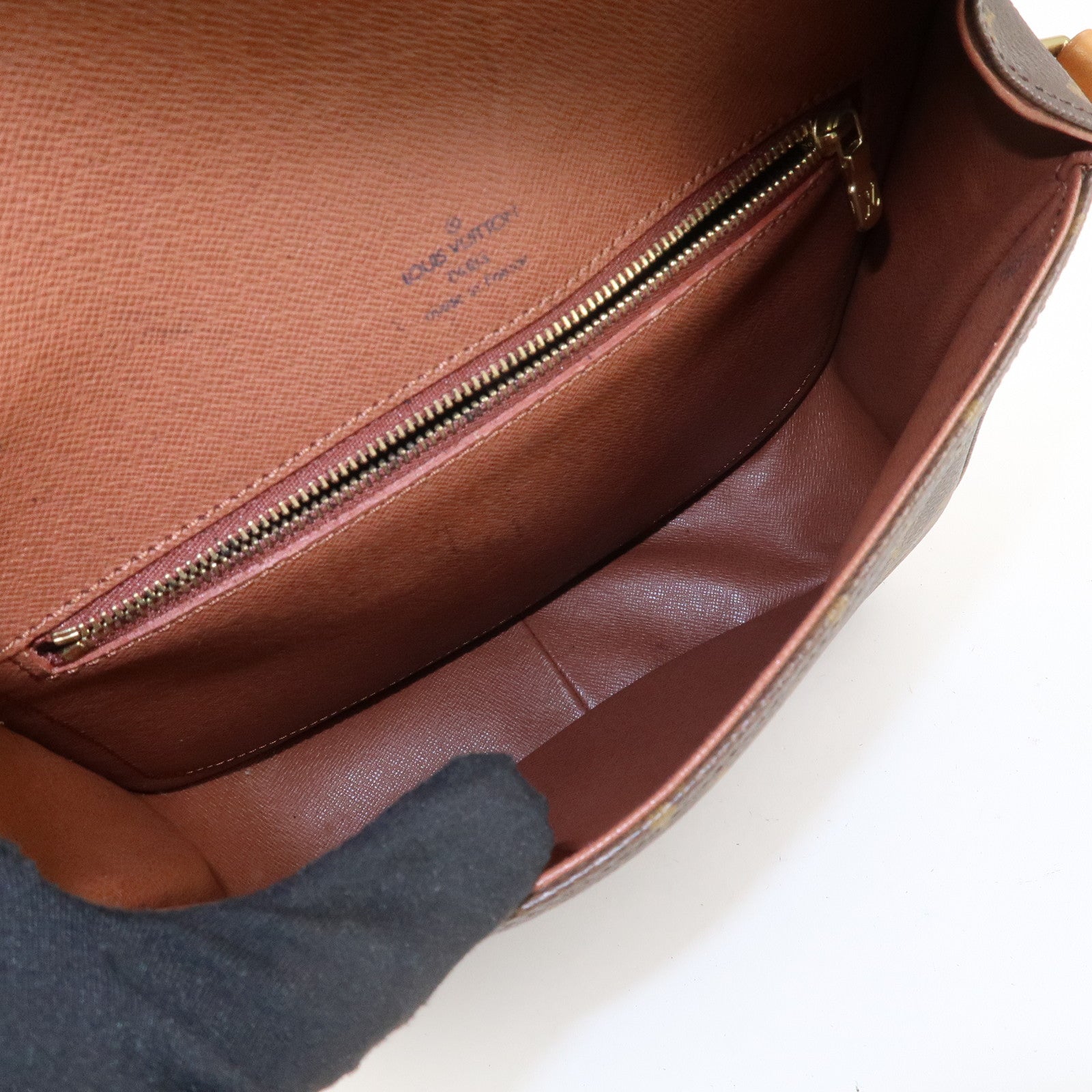 Louis Vuitton Monogram Saint Cloud GM Shoulder Bag Brown M51242 Used
