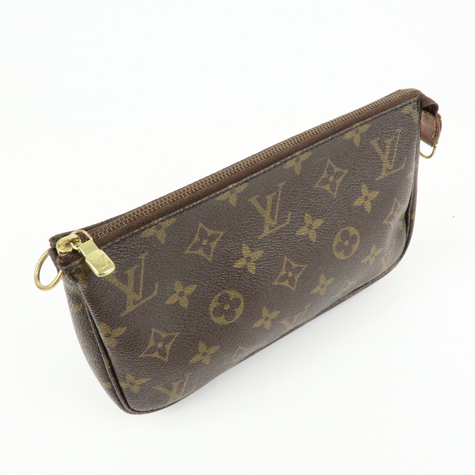 Louis Vuitton Monogram Pochette Accessoires Pouch Hand Bag M51980