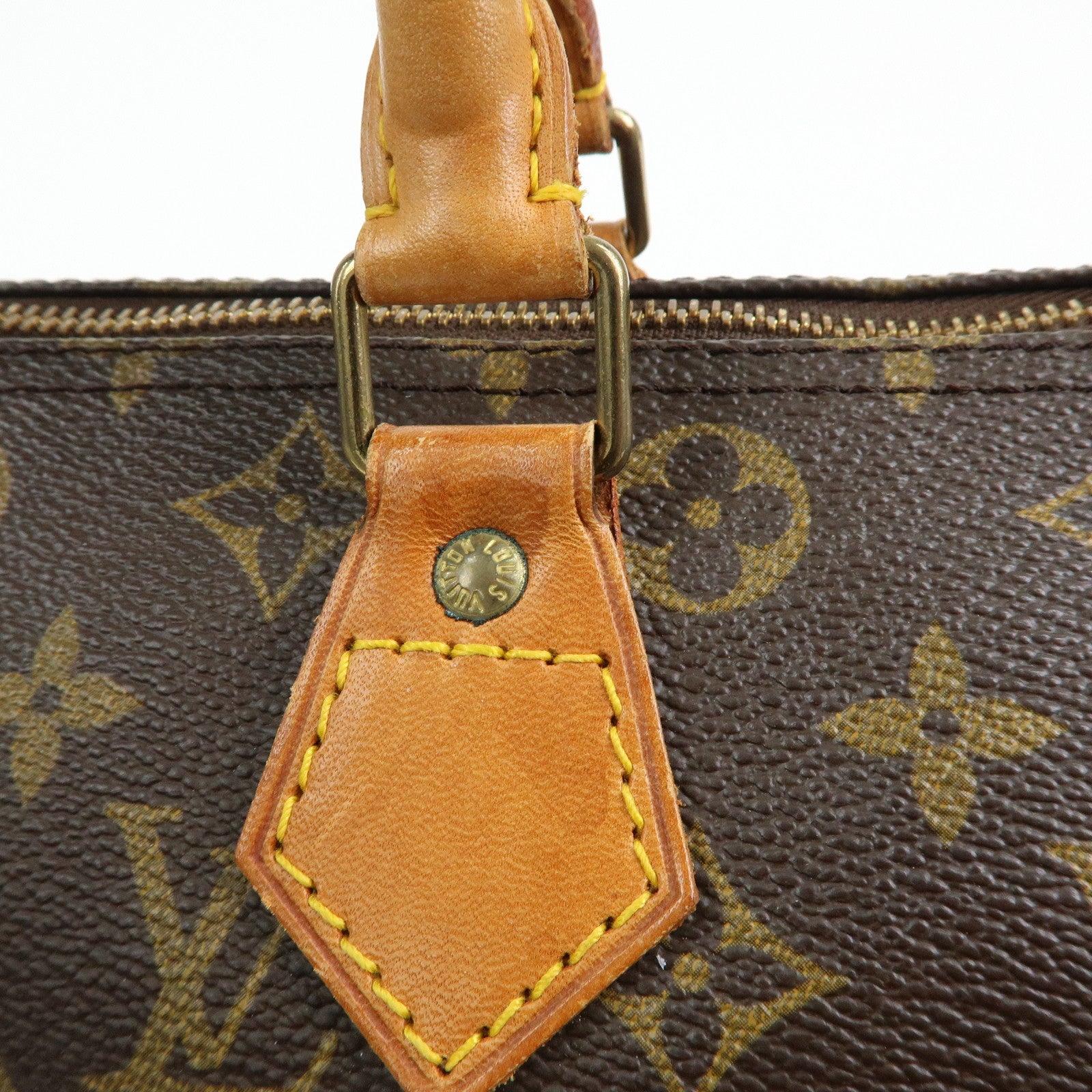 Louis Vuitton Monogram Speedy 30 Boston Bag Hand Bag Brown M41526